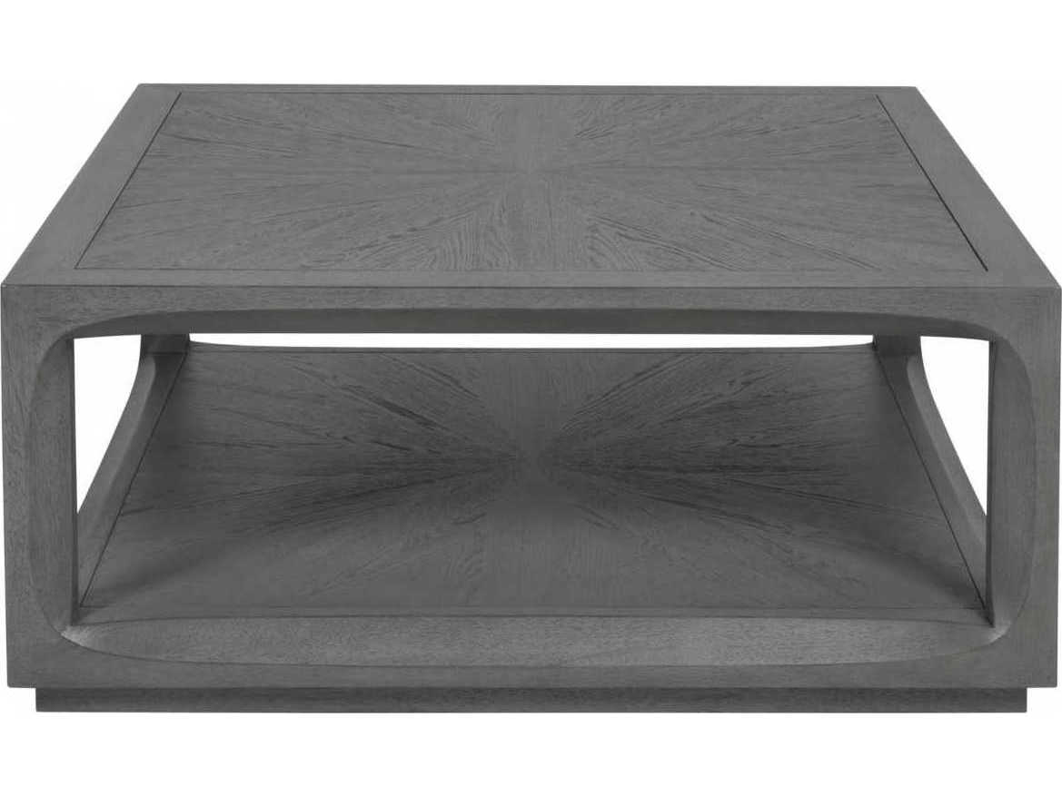 Artistica Appellation Square Wood Gray Cocktail Table