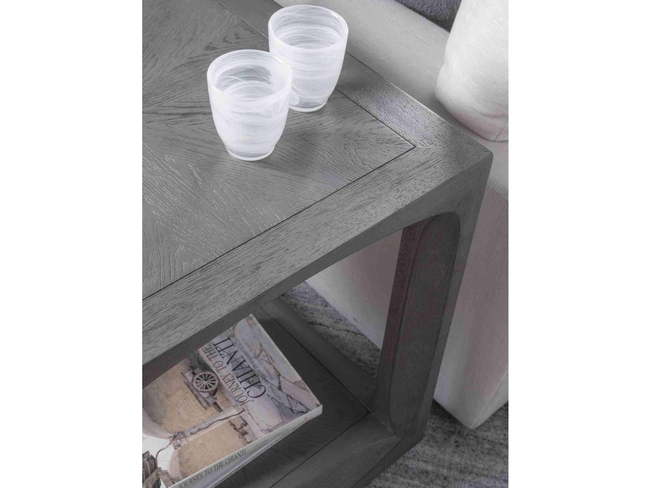 Artistica Appellation Square Wood Gray End Table