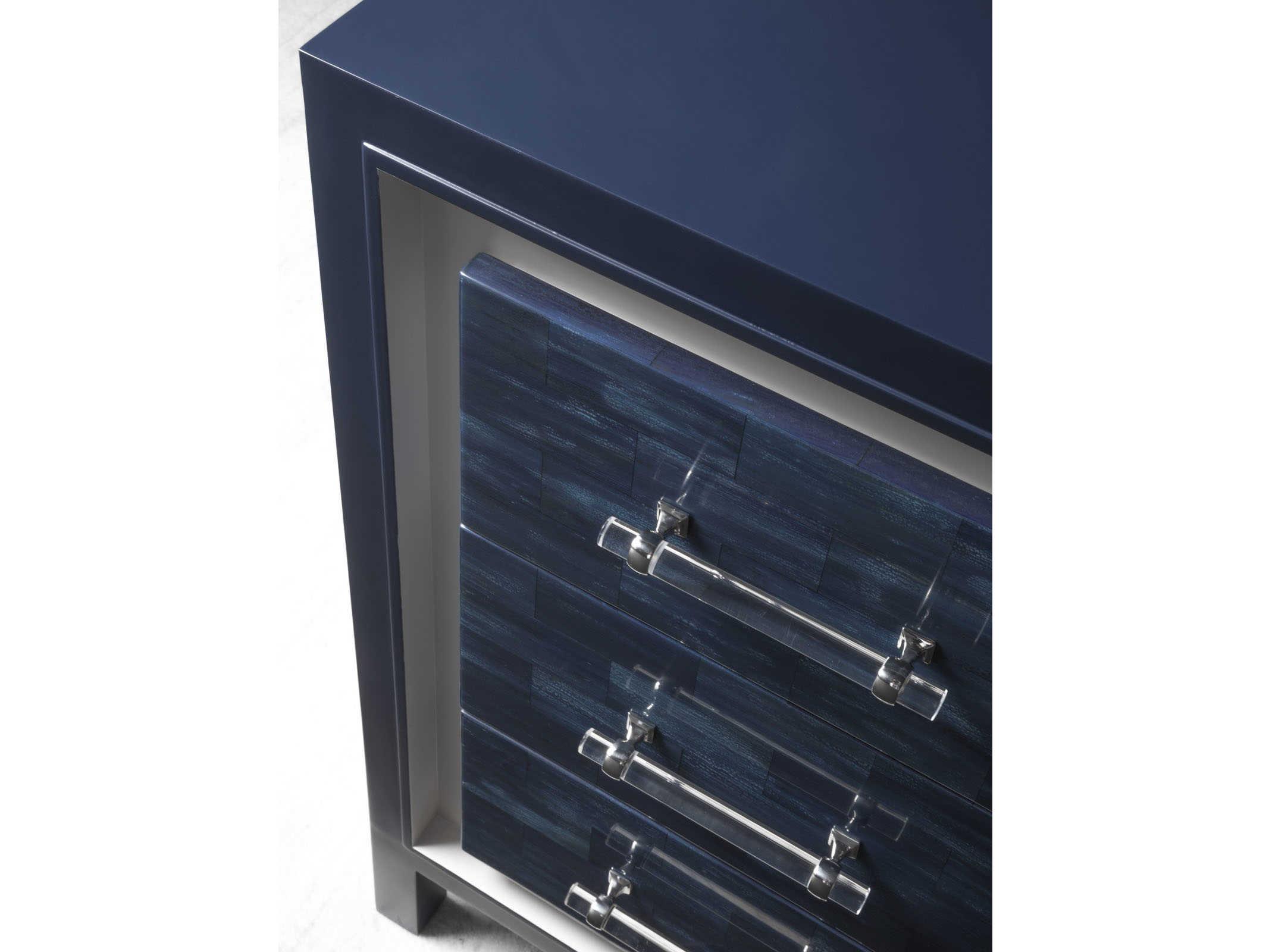 Artistica Signature Designs 3-Drawers Navy Blue Accent Chest