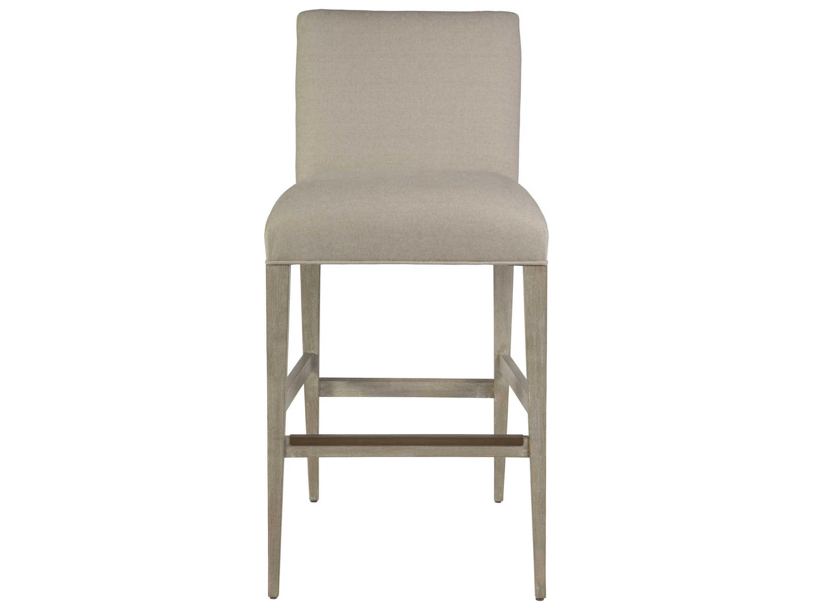 Artistica Madox Bianco Upholstered Bar Stool