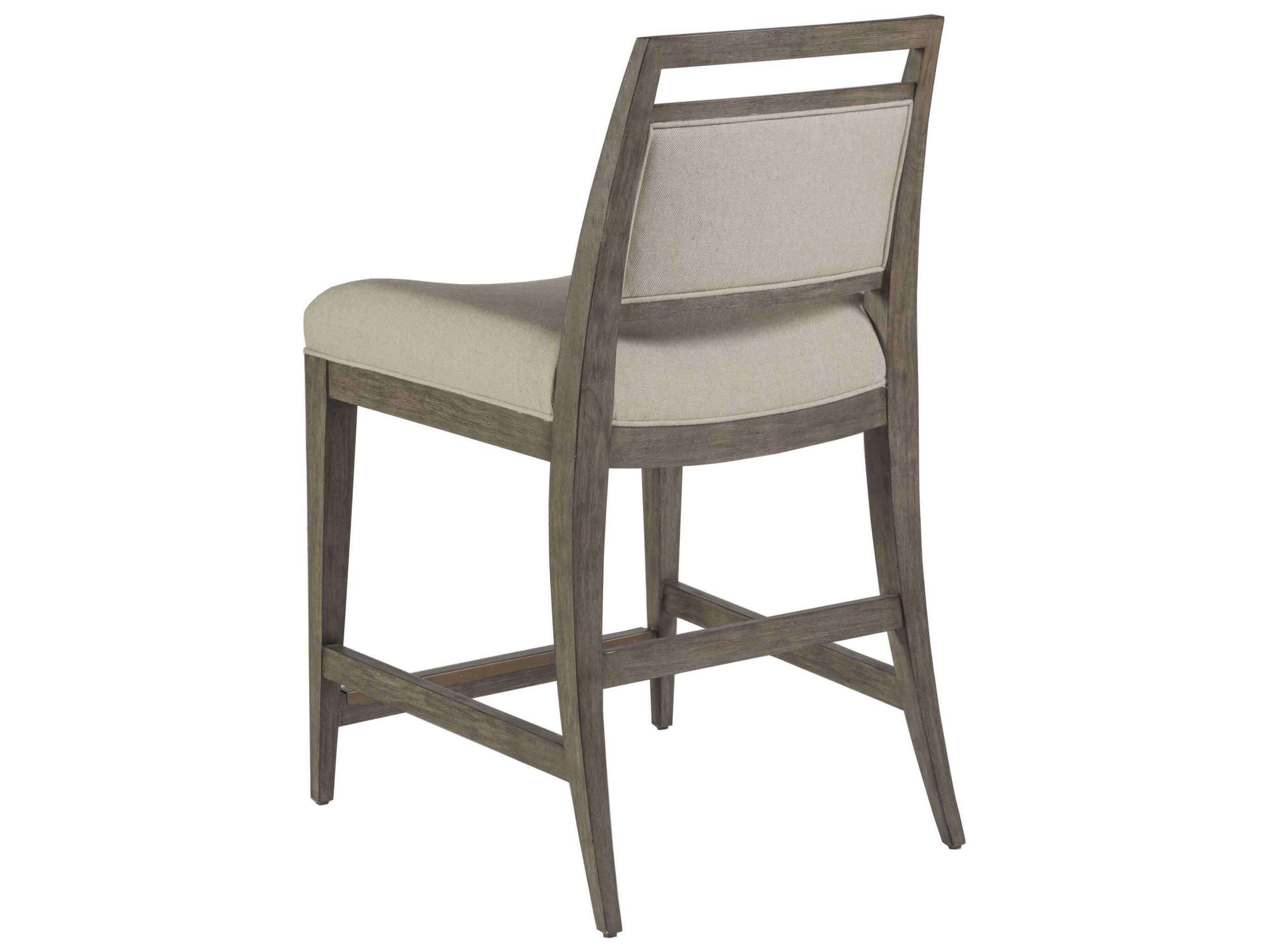 Artistica Nico Grigio Upholstered Counter Stool