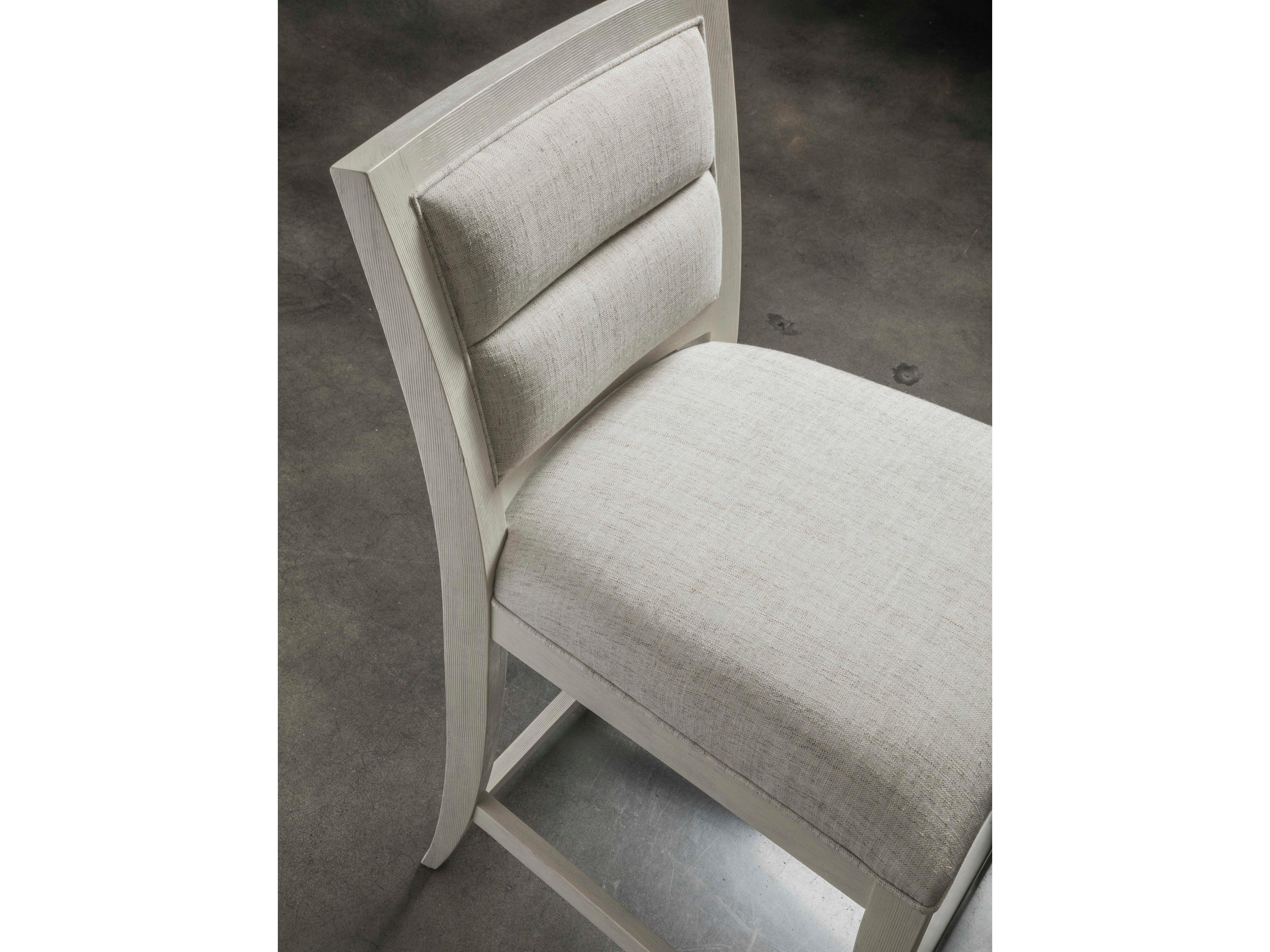 Artistica Signature Designs Stella Upholstered Hardwood Cerused Dark Chocolate Brown Counter Stool