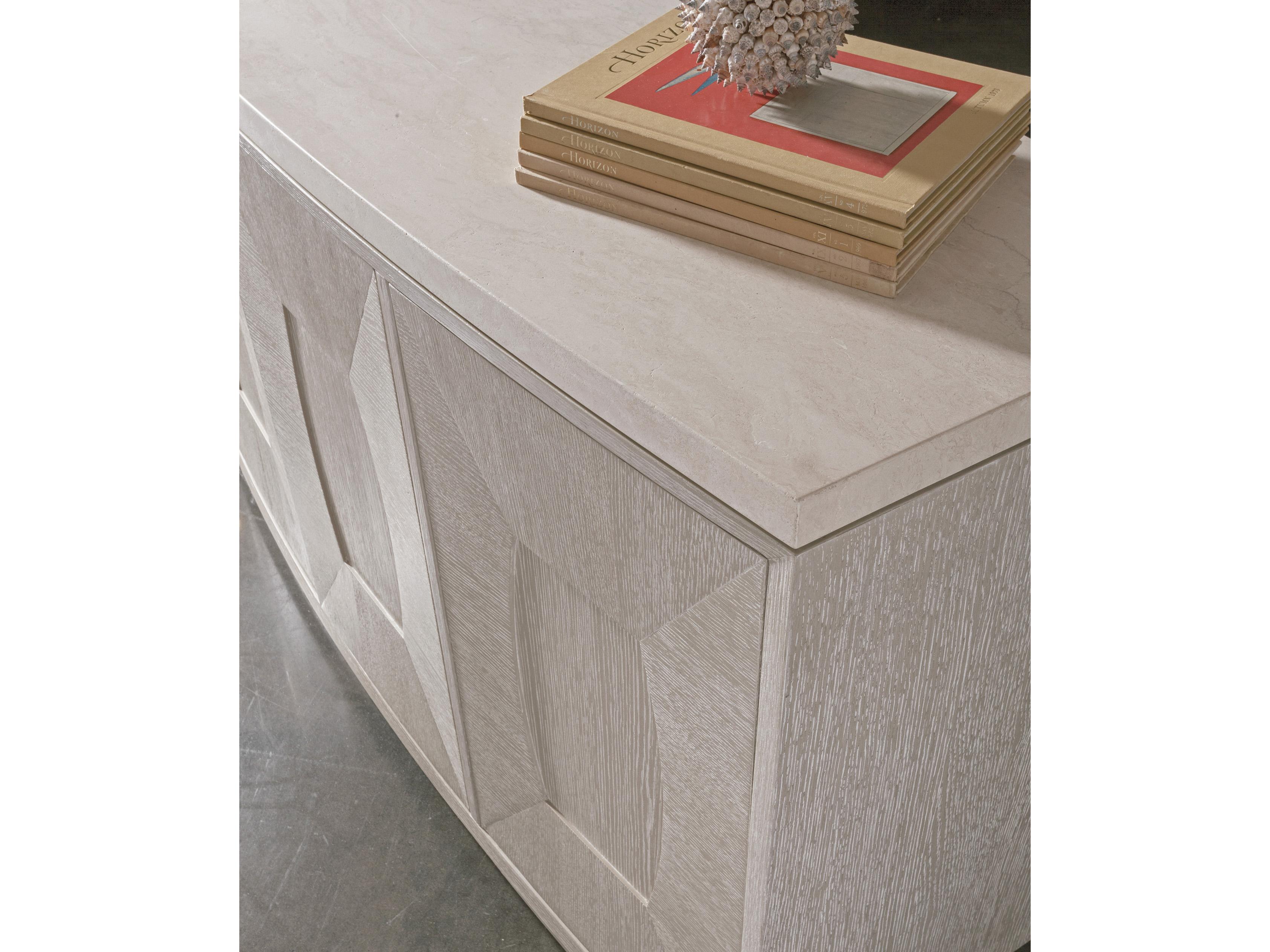 Artistica Mar Monte 69" Oak Wood Champagne Taupe Sideboard