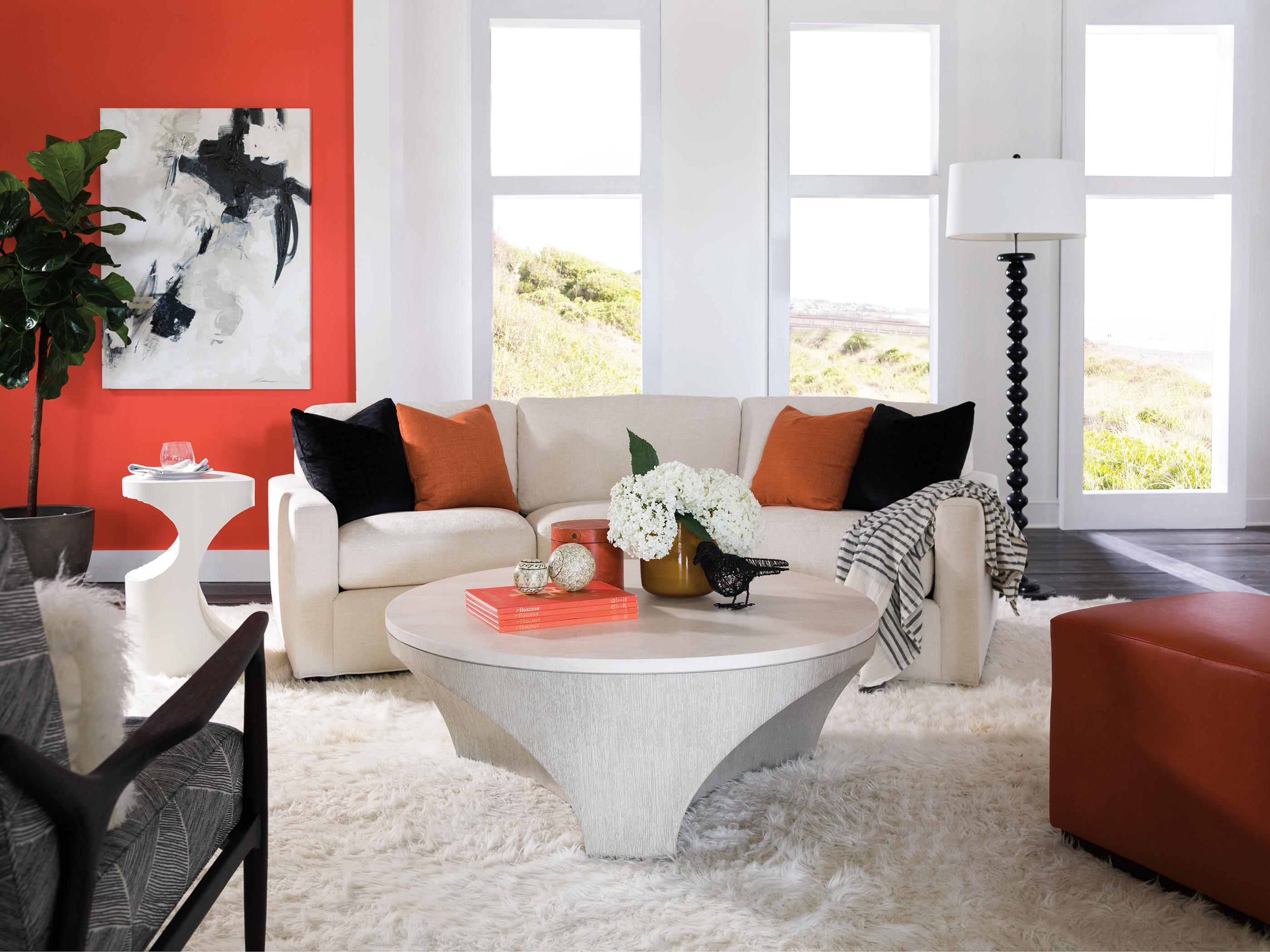 Artistica Mar Monte Round Marble Cocktail Table