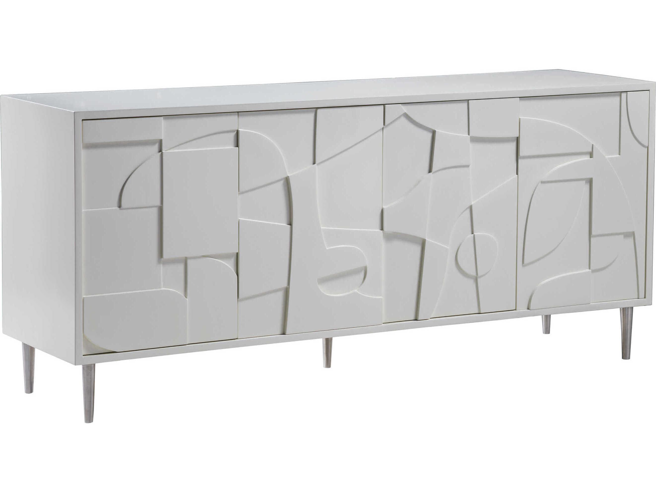 Artistica Signature Designs Bardo 68" Matte Soft White Media Console