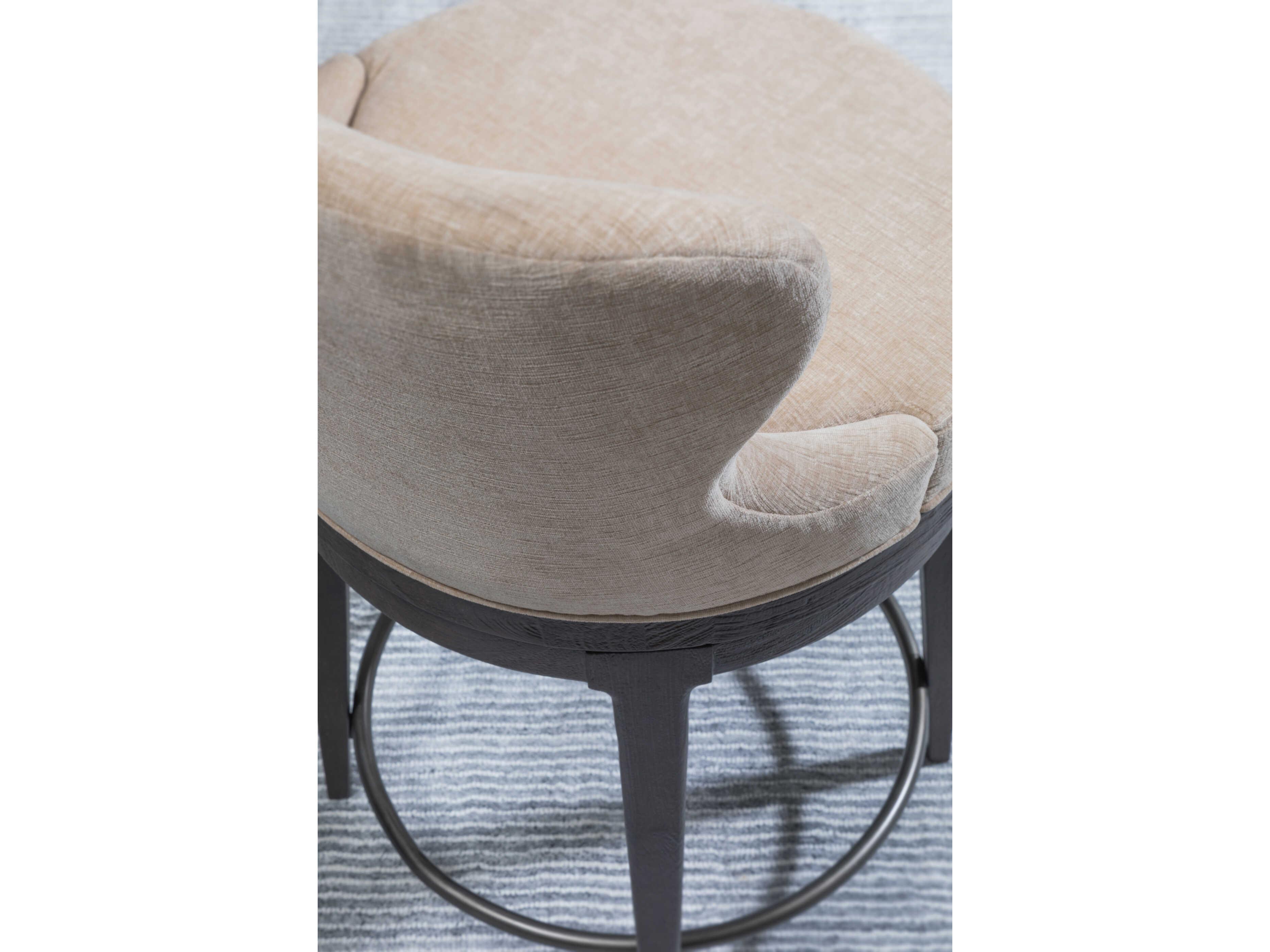 Artistica Willa Mocha Upholstered Swivel Counter Stool