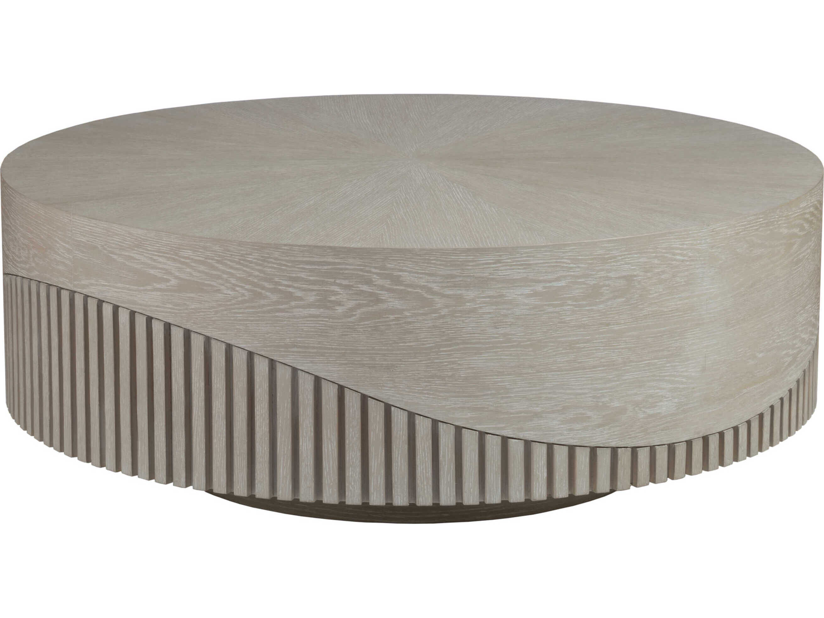 Artistica Signature Designs Daybreak Round Wood Light Taupe Cocktail Table