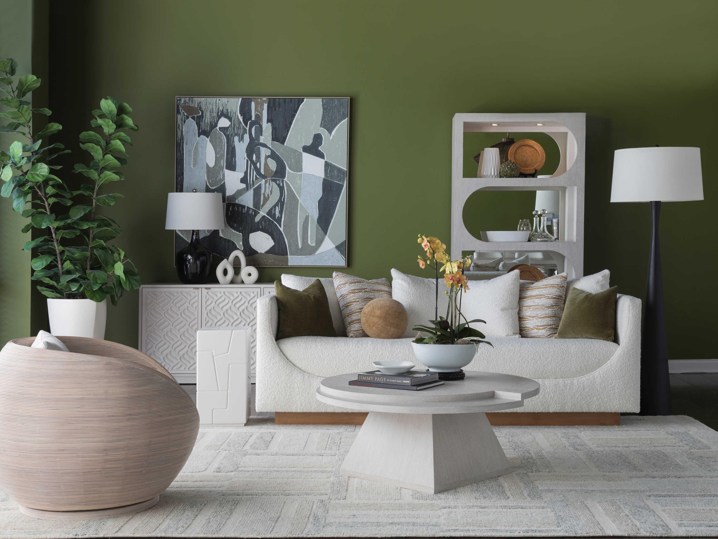 Artistica Solimar Round Wood Coffee Table