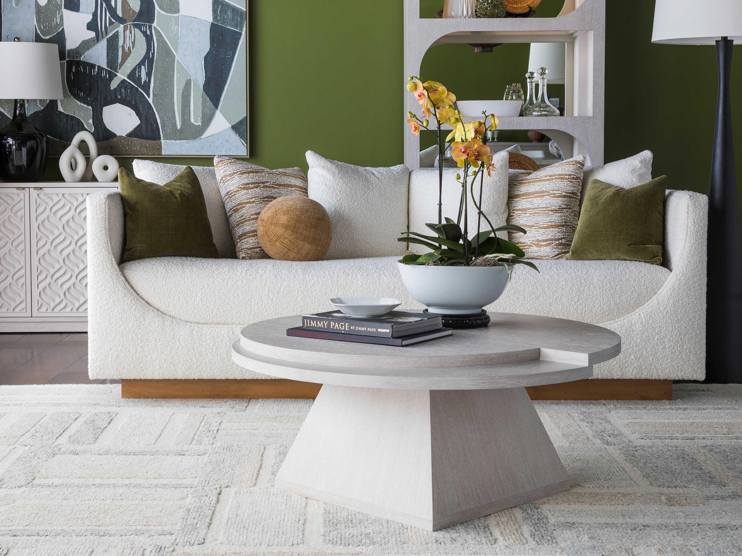 Artistica Solimar Round Wood Coffee Table
