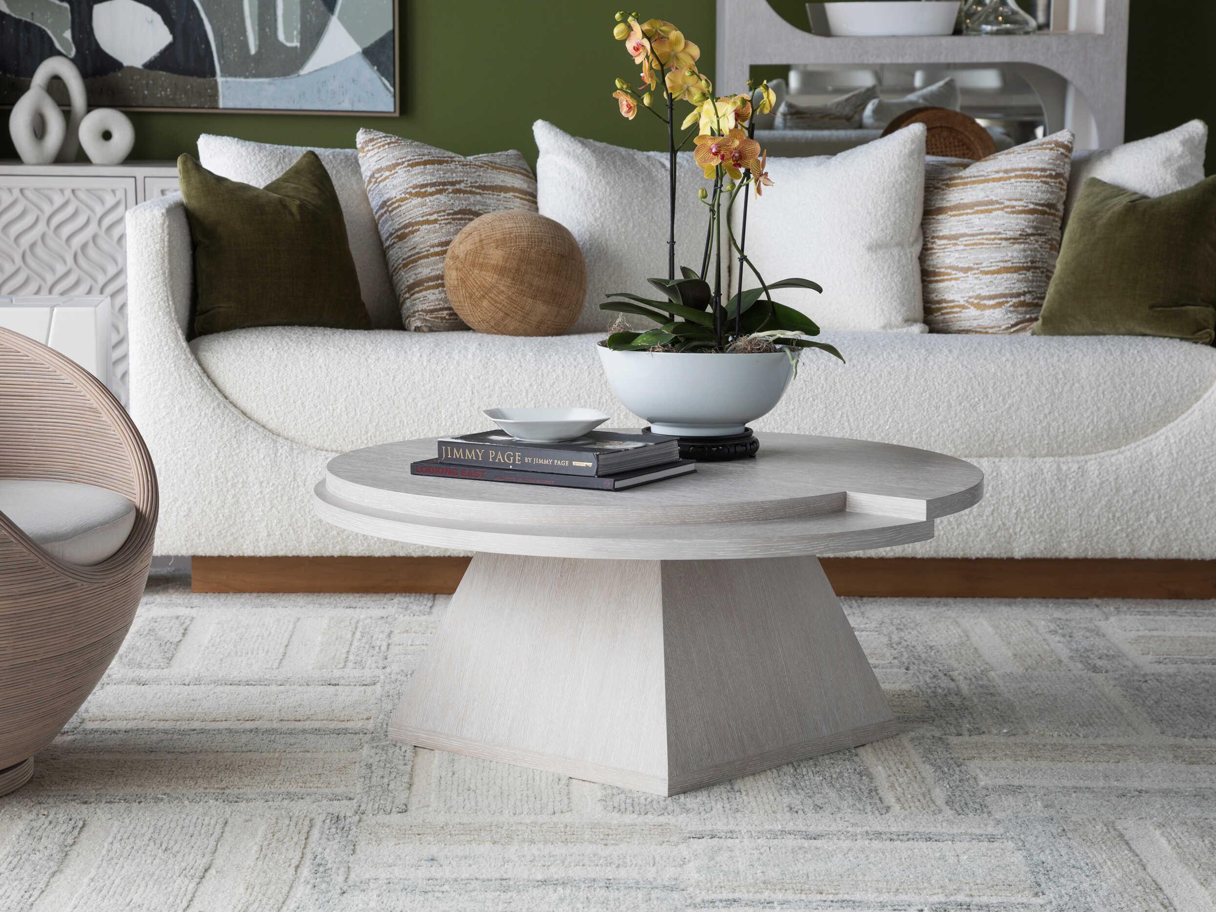 Artistica Solimar Round Wood Coffee Table