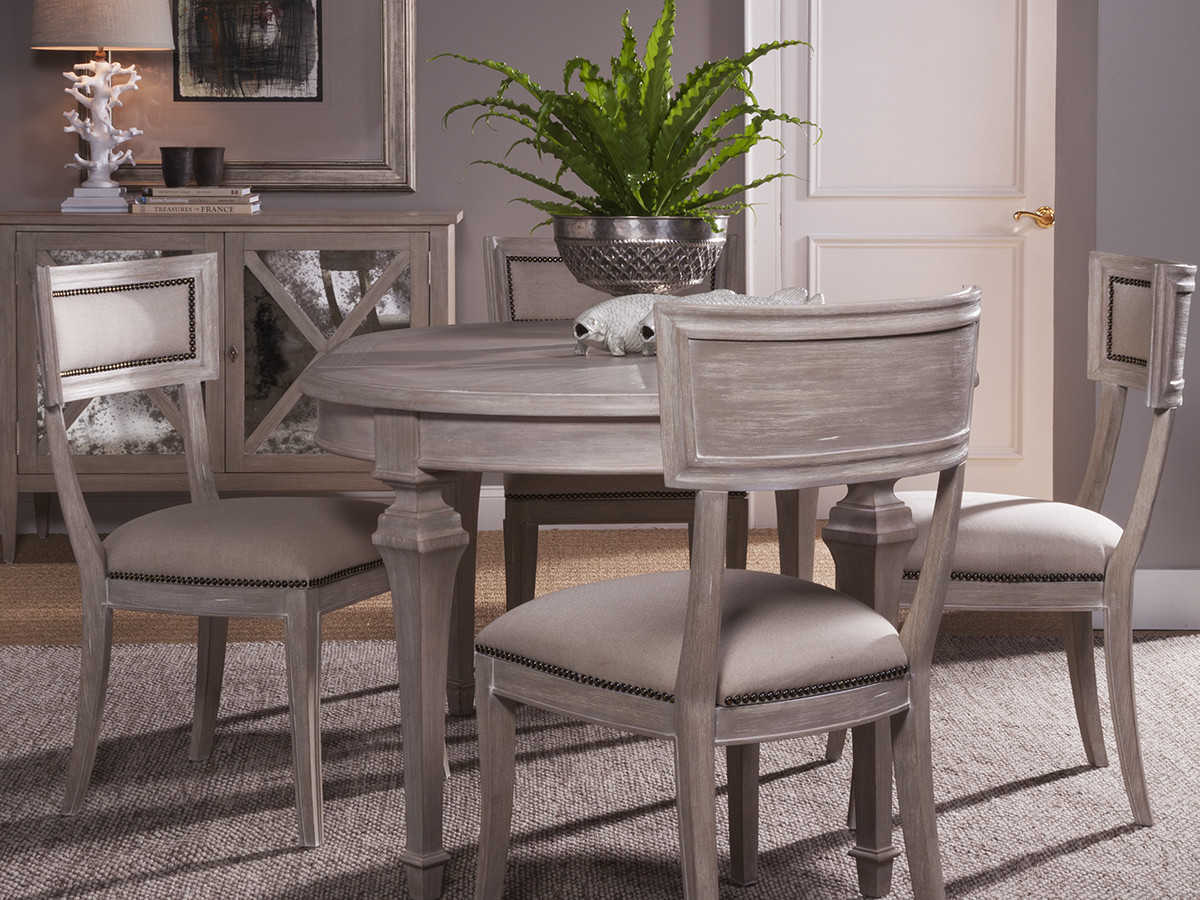 Artistica Apertif Gray Upholstered Side Dining Chair