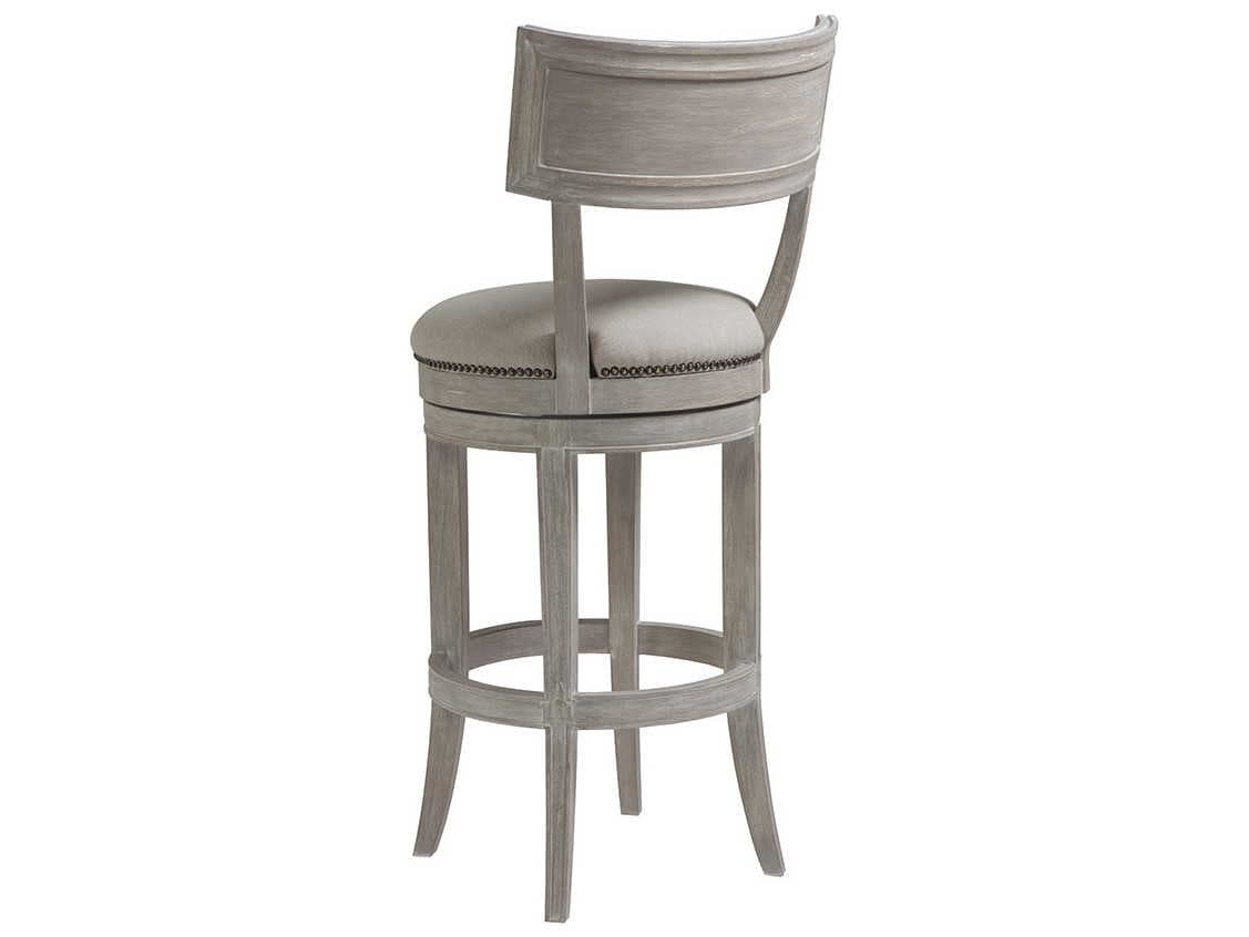 Artistica Apertif Swivel Upholstered Bianco Bar Stool