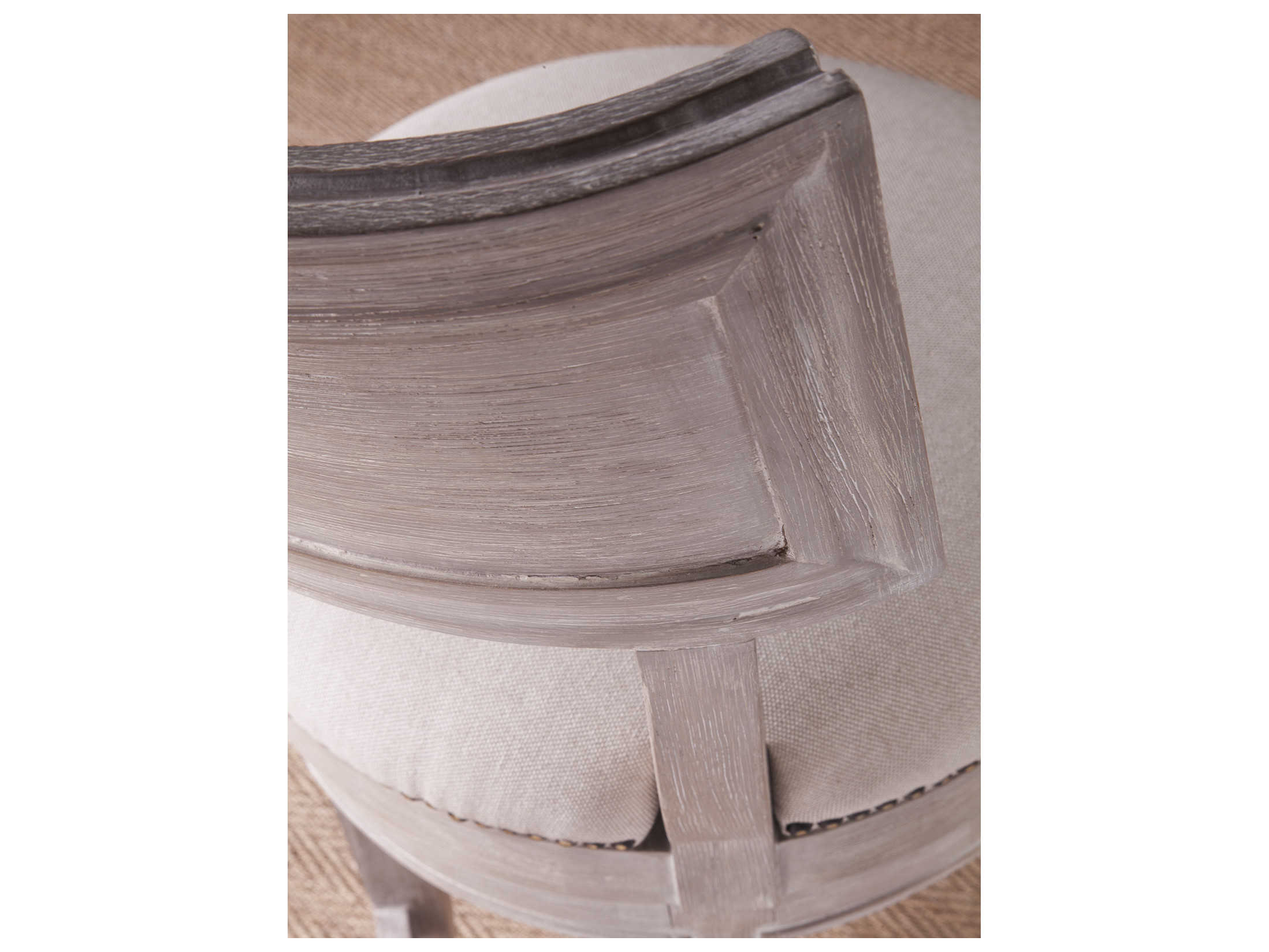 Artistica Apertif Swivel Upholstered Bianco Bar Stool