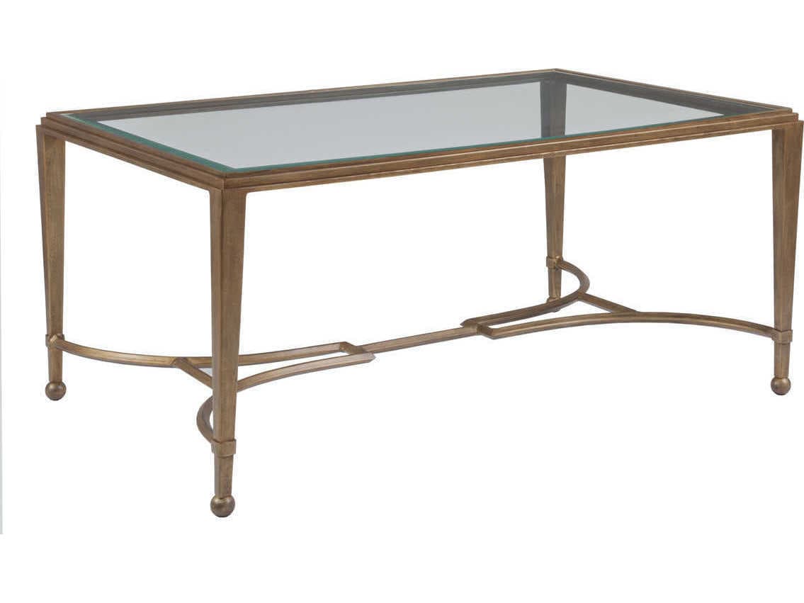 Artistica Sangiovese Rectangular Glass Cocktail Table