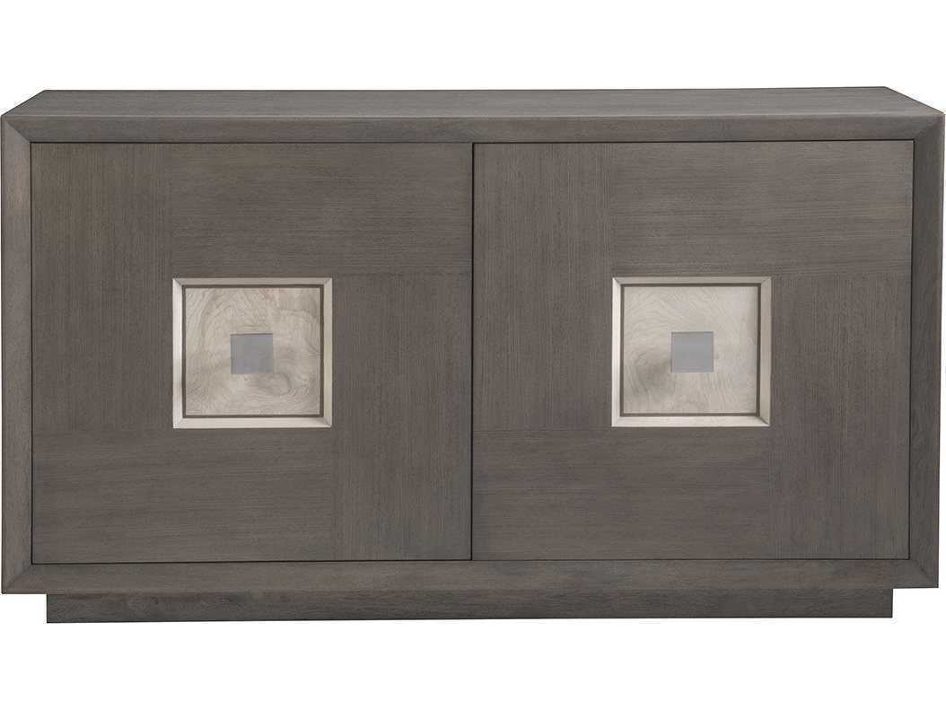 Artistica Mercury 59" Oak Wood Cool Gray Sideboard