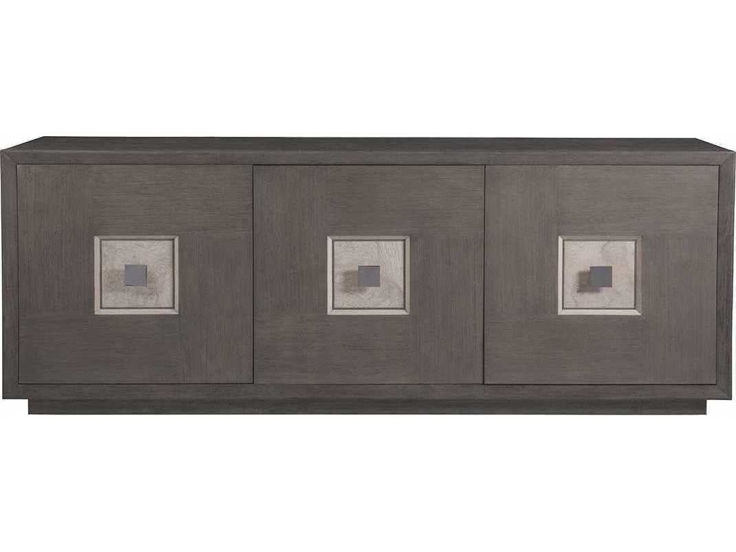 Artistica Mercury 87" Oak Wood Cool Gray Sideboard