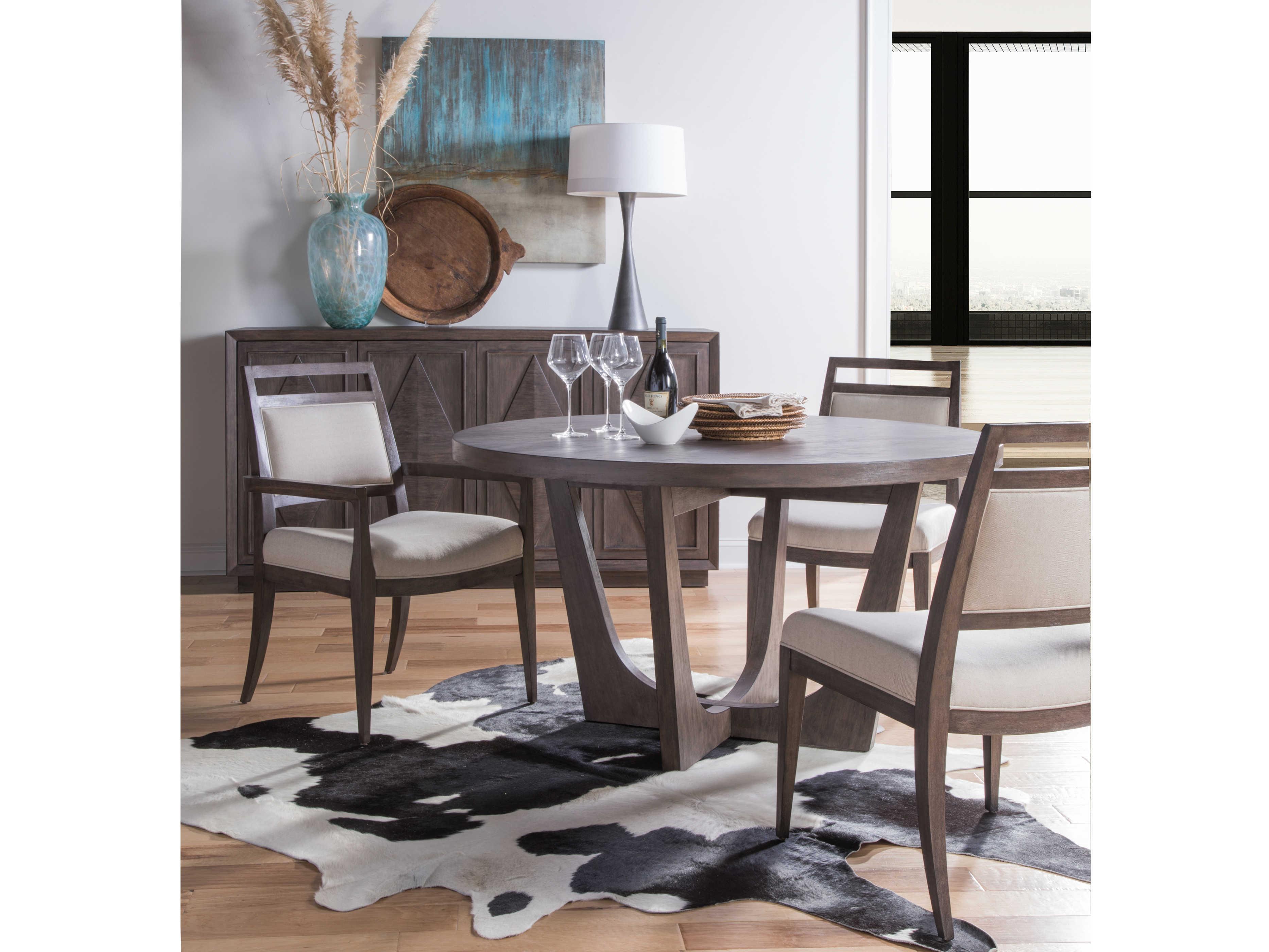Artistica Cohesion Program Brio Round Wood Antico Dining Table