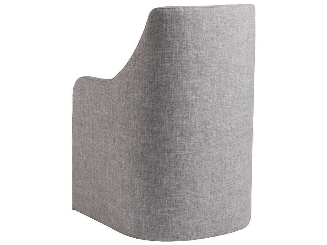 Artistica Riley Gray Upholstered Arm Dining Chair