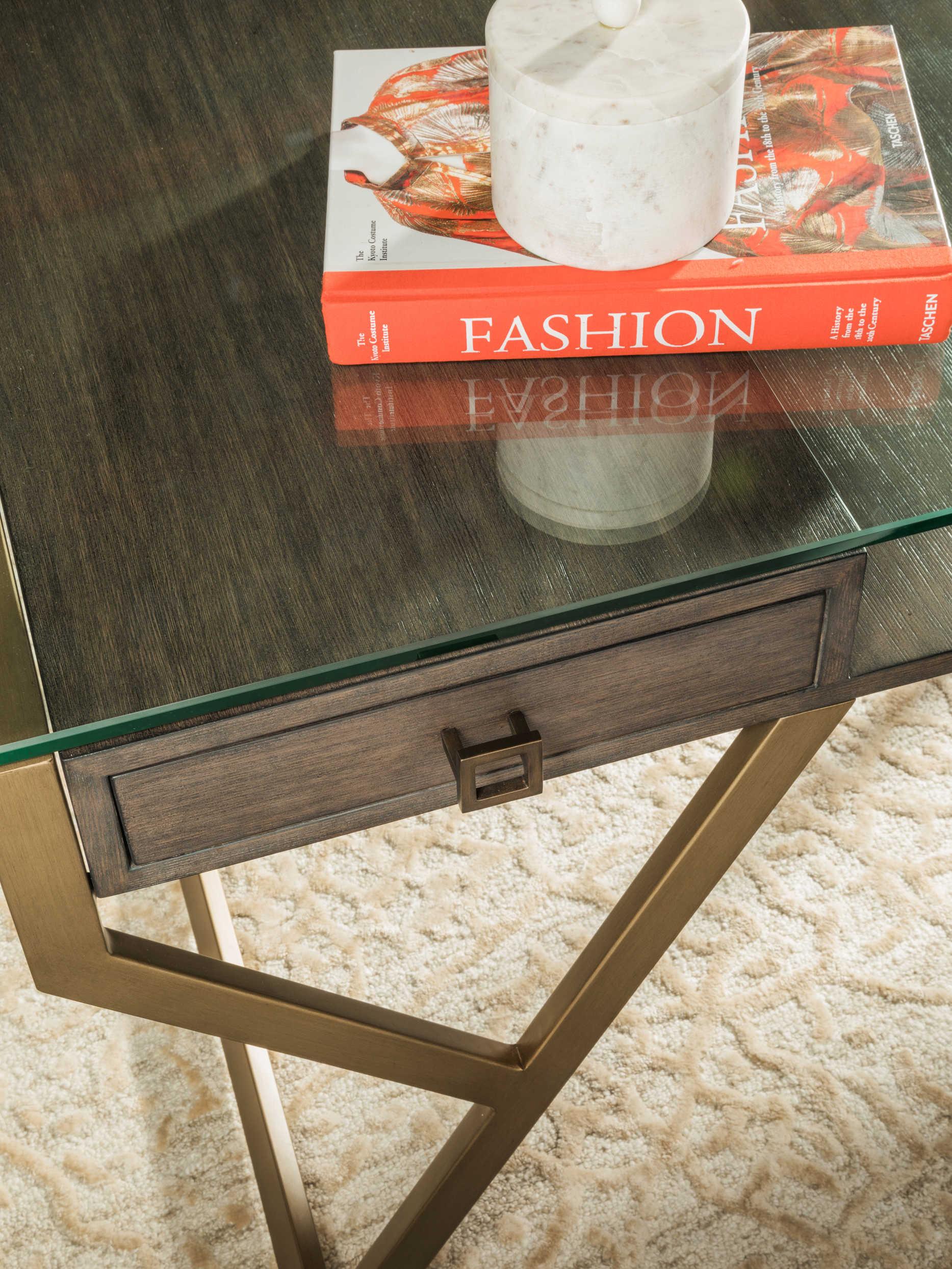 Artistica Cohesion Program Interlaken Antico Brown Secretary Desk