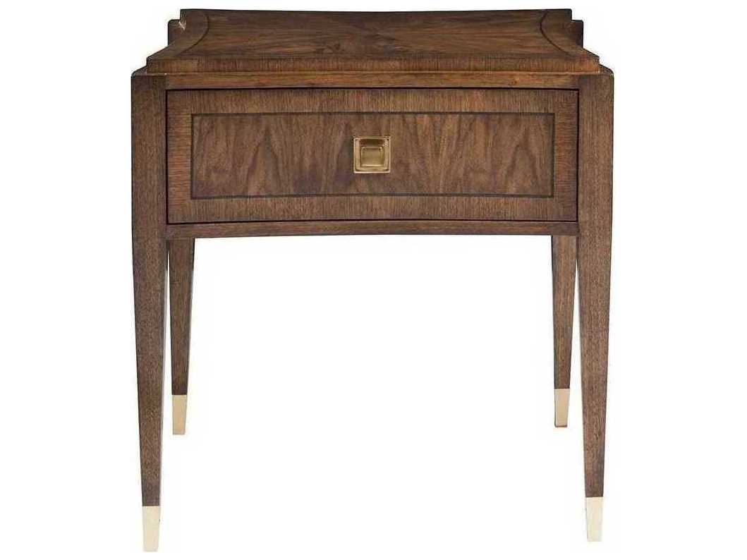 Artistica Chiavari Square Wood Bleached Walnut End Table