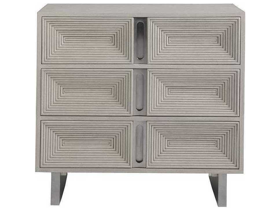 Artistica Gradient 3-Drawers Gray Oak Wood Dresser