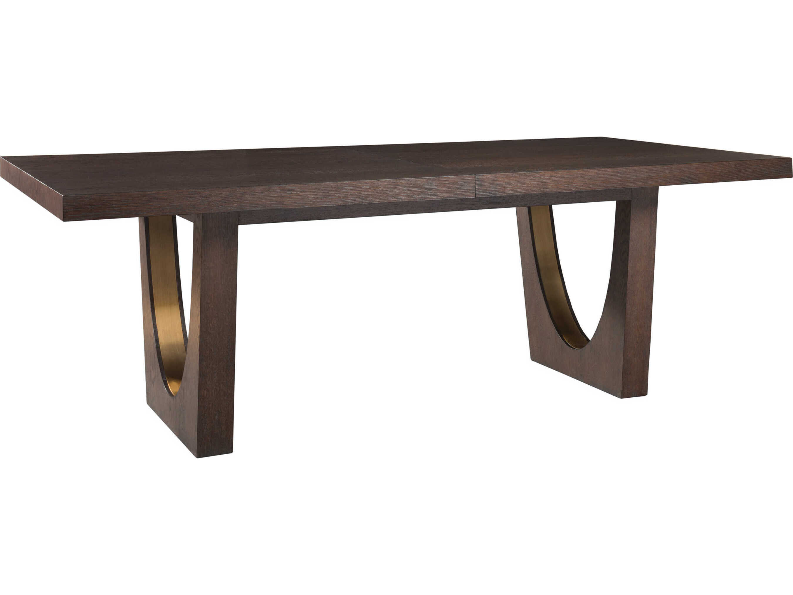 Artistica Verbatim Rectangular Wood Dark Brown Dining Table