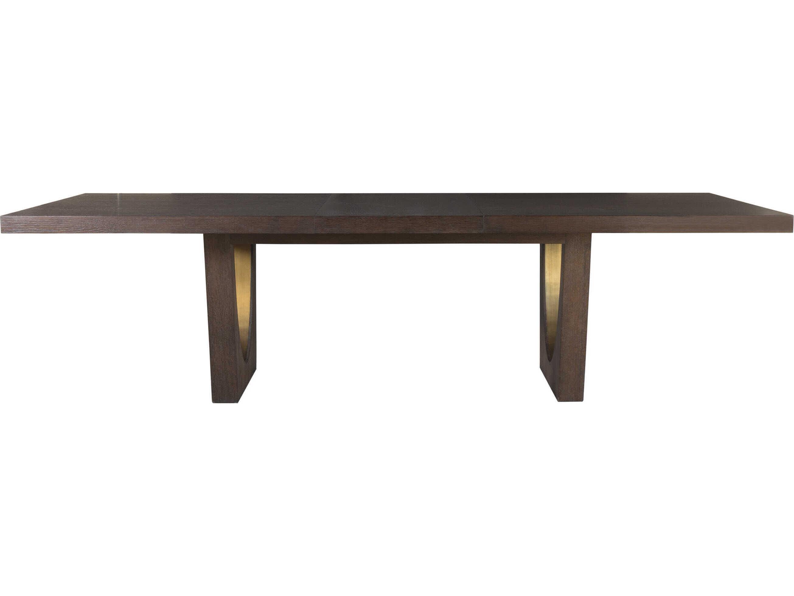 Artistica Verbatim Rectangular Wood Dark Brown Dining Table