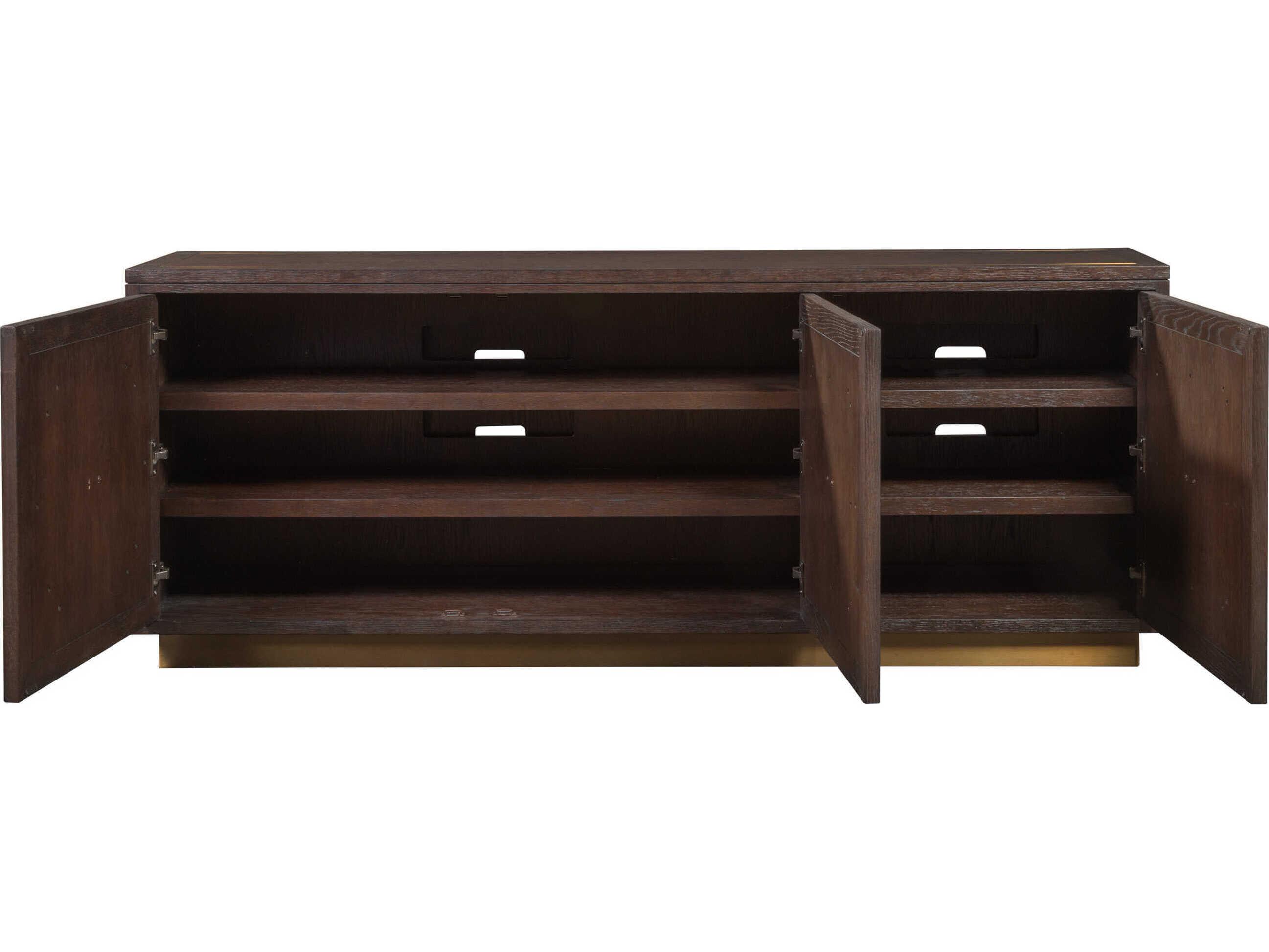 Artistica Verbatim 75" Dark Brown Media Console