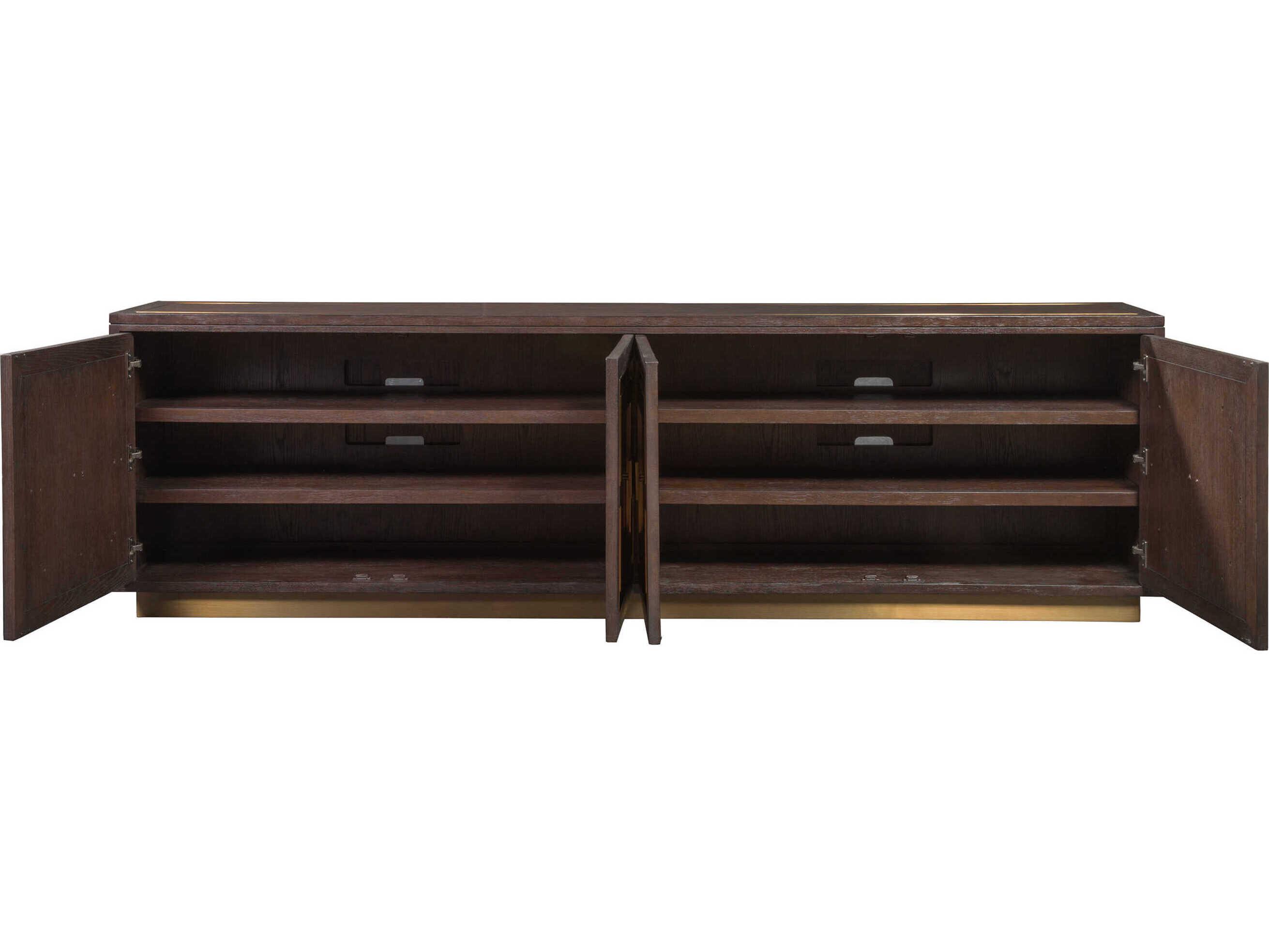 Artistica Verbatim 100" Dark Brown Media Console