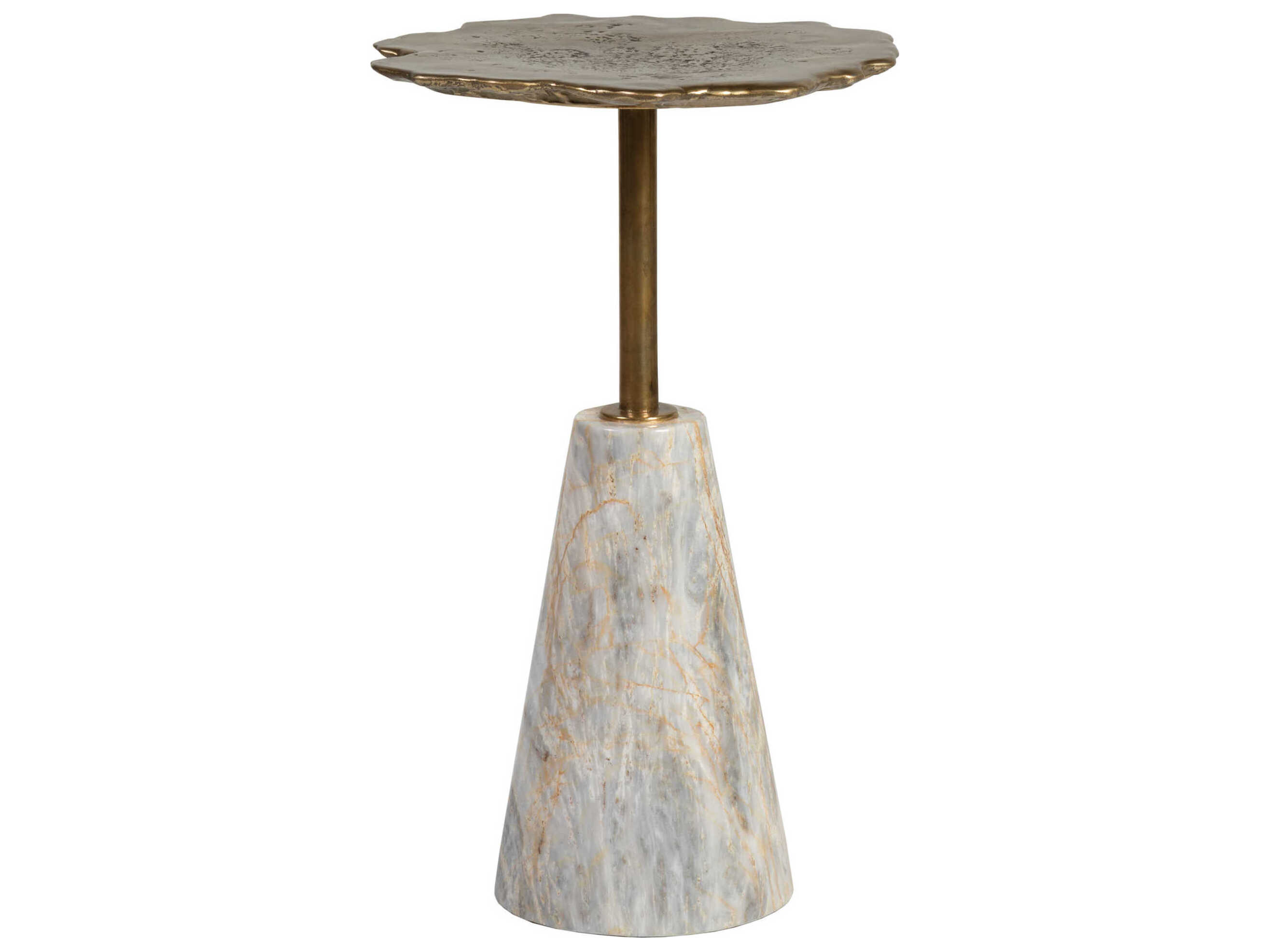 Artistica Moriarty Metal Zinc End Table