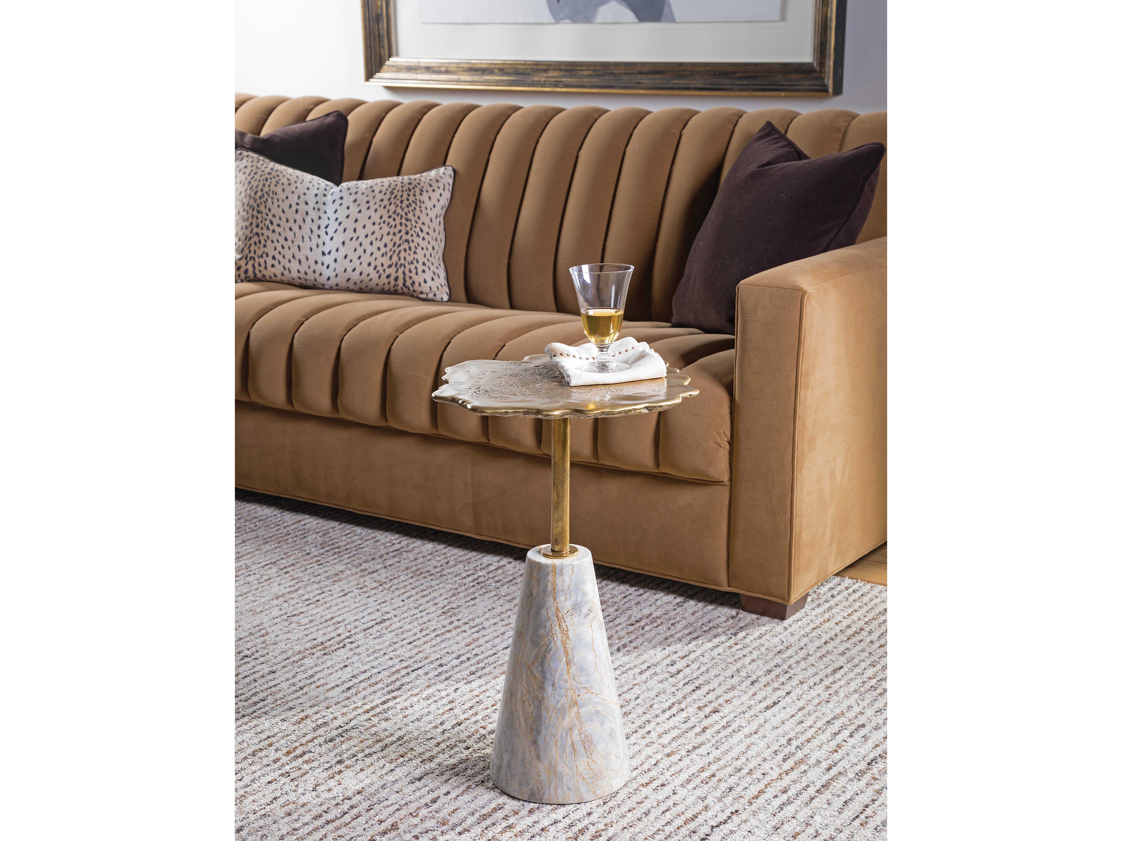 Artistica Moriarty Metal Zinc End Table