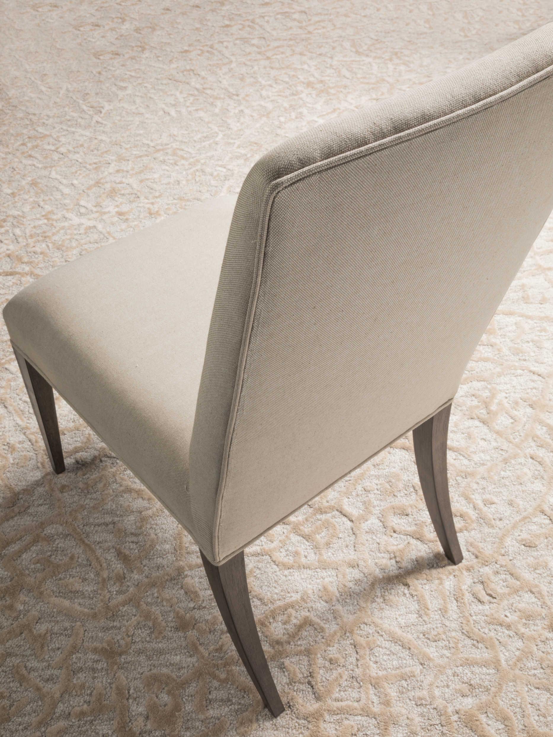 Artistica Cohesion Program Madox Hardwood Gray Upholstered Side Dining Chair