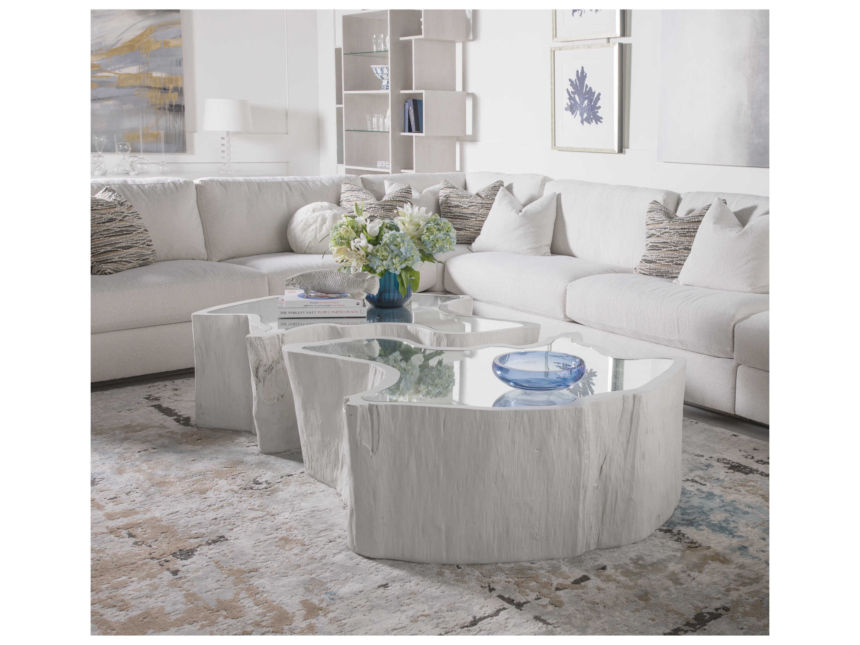 Artistica Signature Designs Glass Capitola Coffee Table