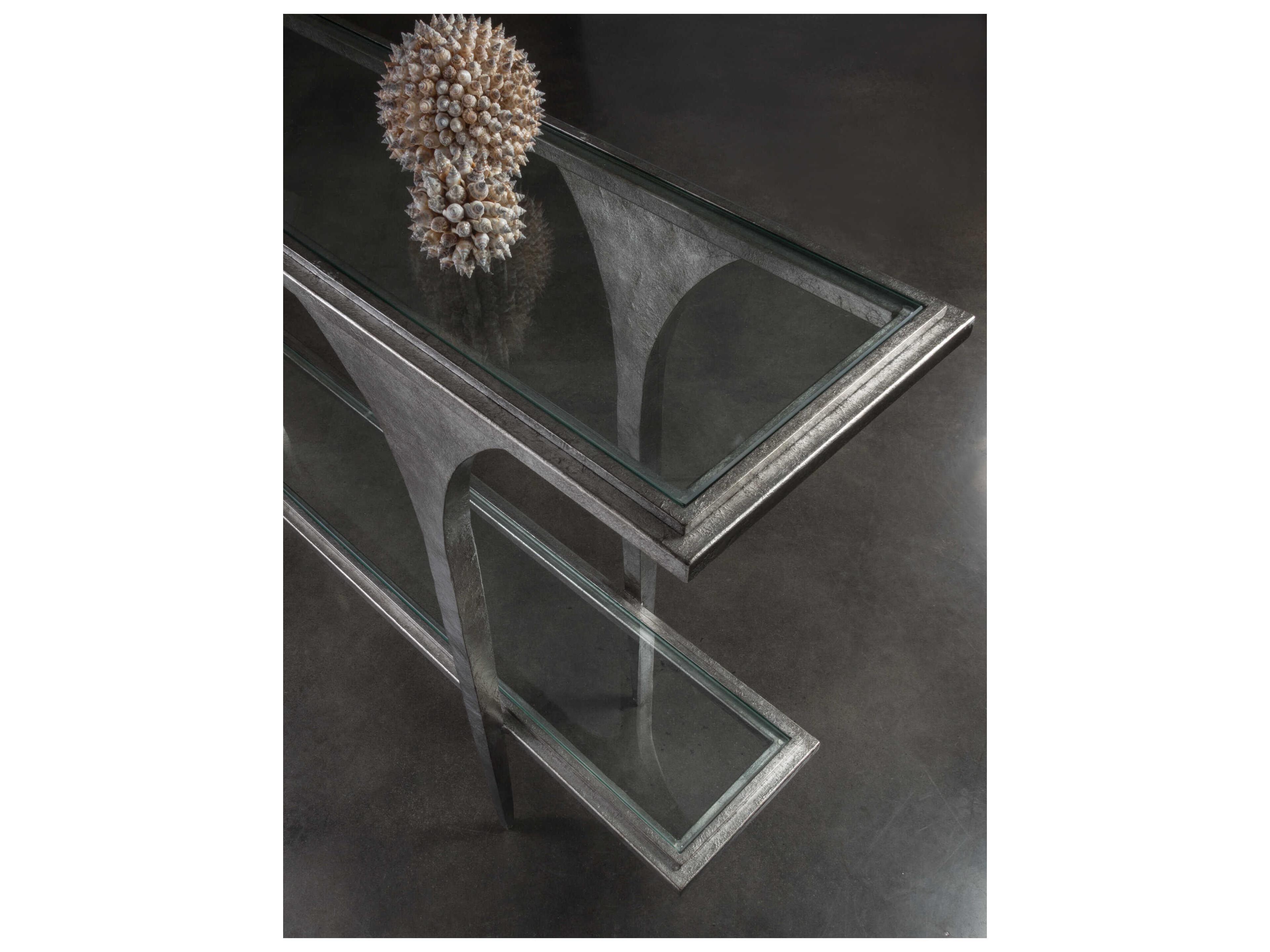 Artistica Signature Designs Rectangular Glass Porto Console Table
