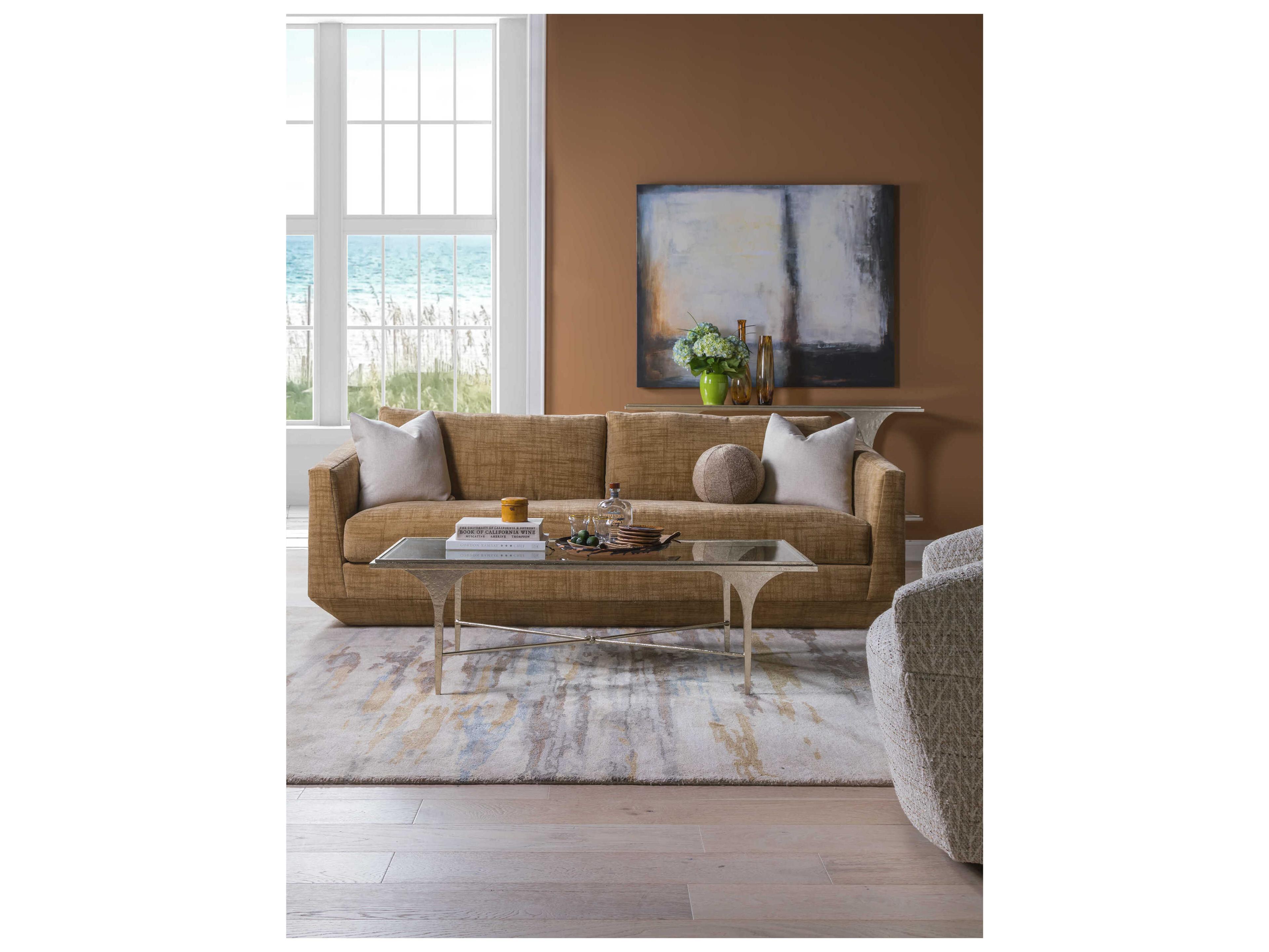 Artistica Signature Designs Rectangular Glass Porto Coffee Table