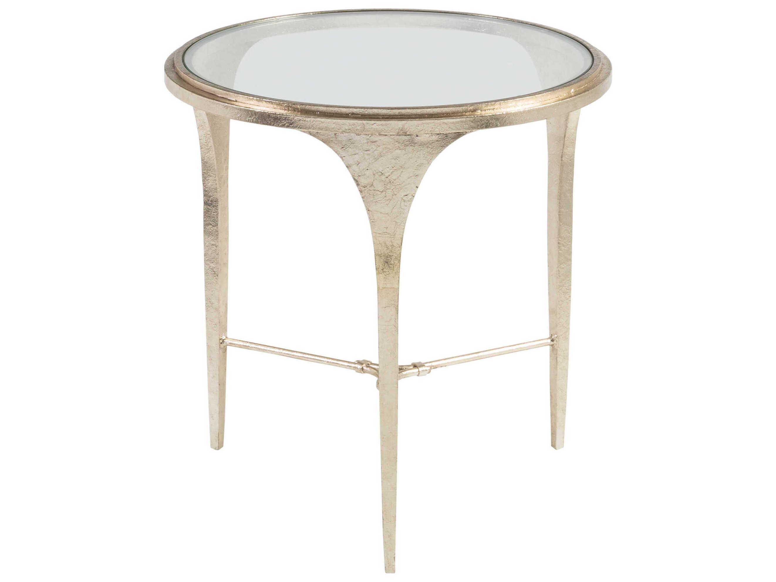 Artistica Signature Designs Round Glass Porto End Table