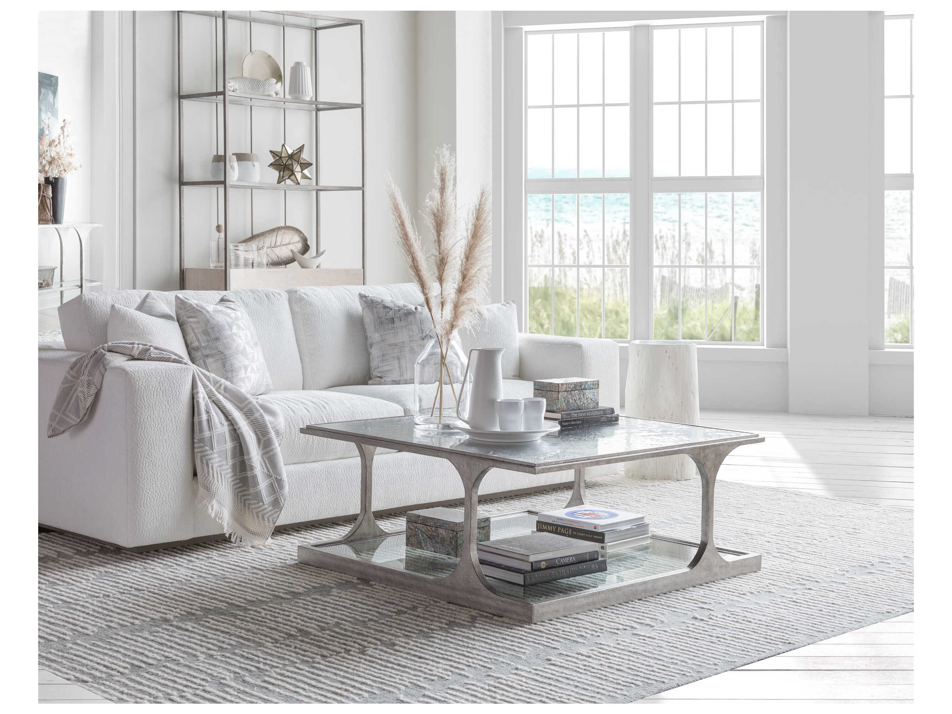 Artistica Signature Designs Square Glass Bond Street Coffee Table