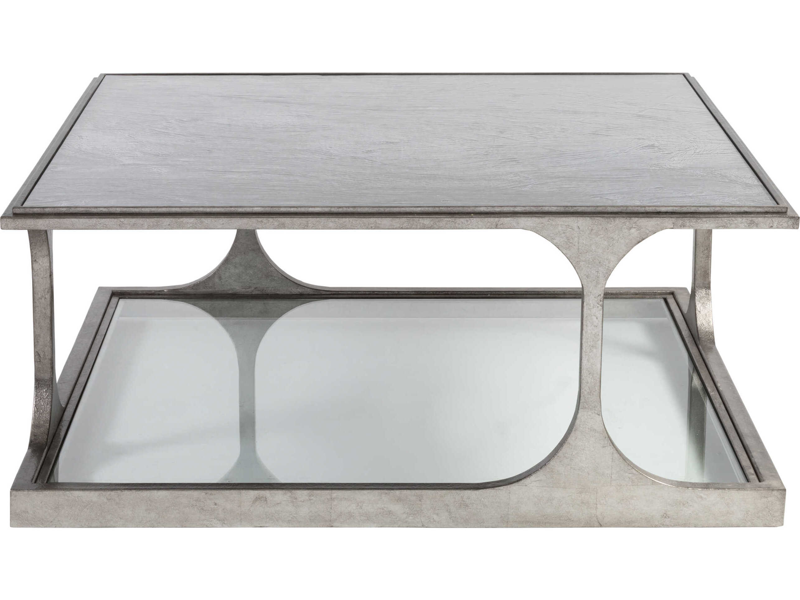 Artistica Signature Designs Square Glass Bond Street Coffee Table