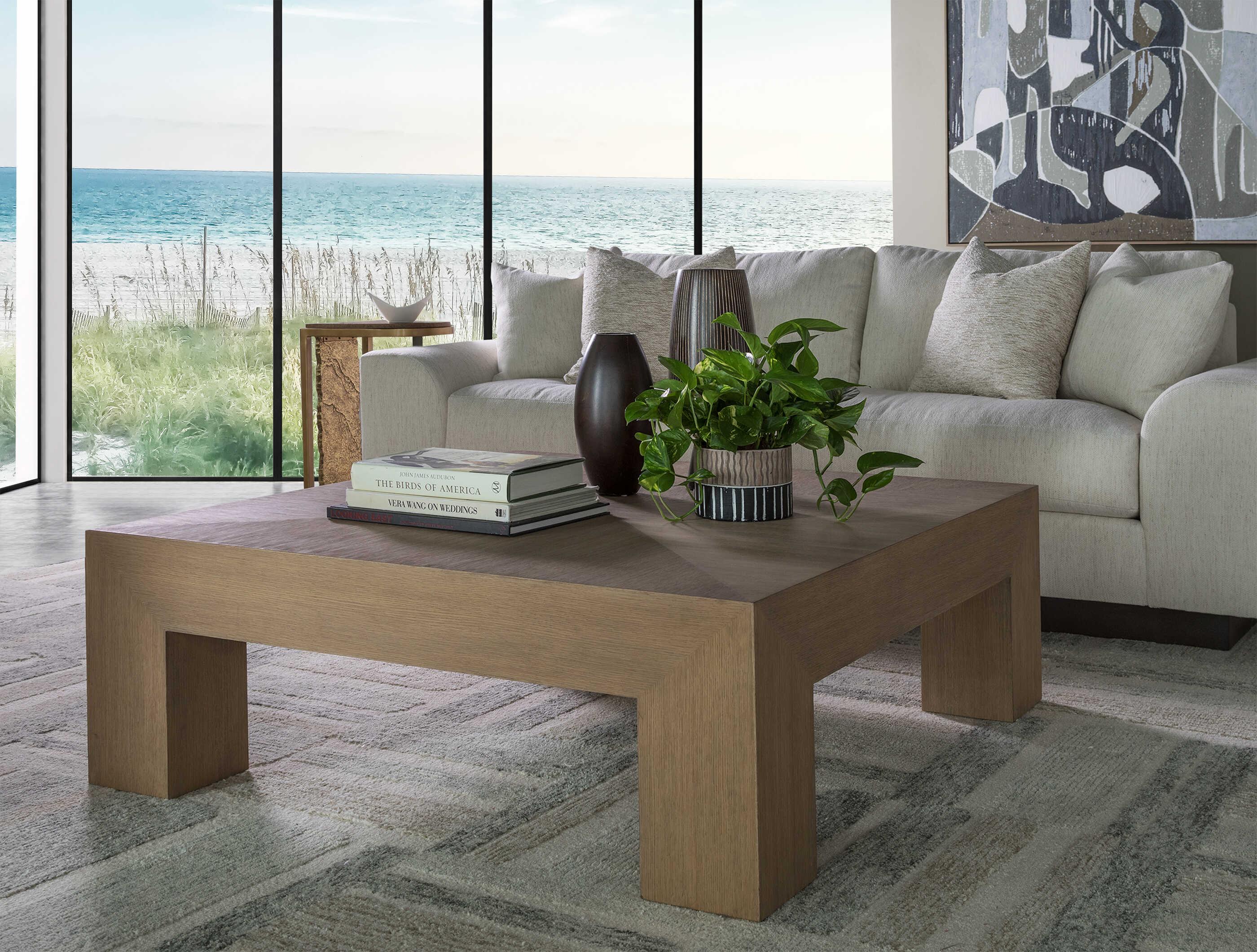Artistica Simpatico Square Wood Coffee Table