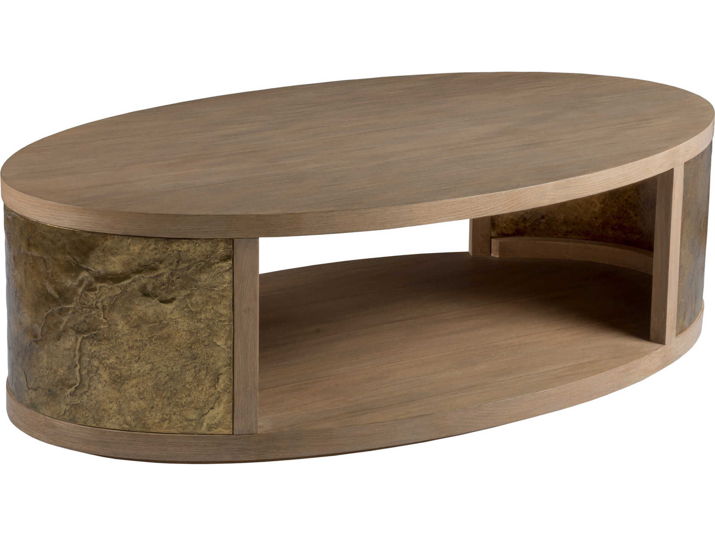 Artistica Simpatico Oval Wood Coffee Table