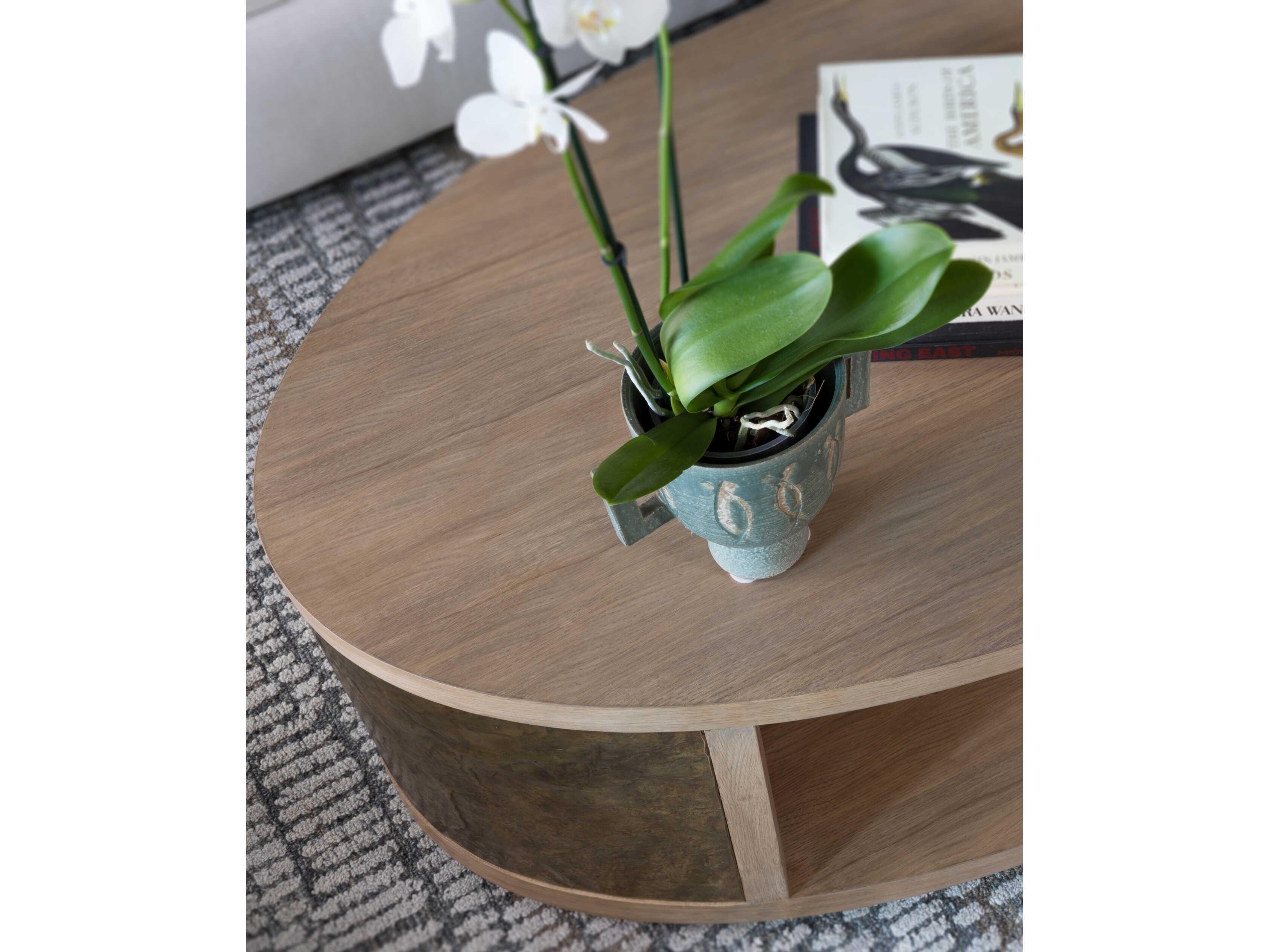 Artistica Simpatico Oval Wood Coffee Table