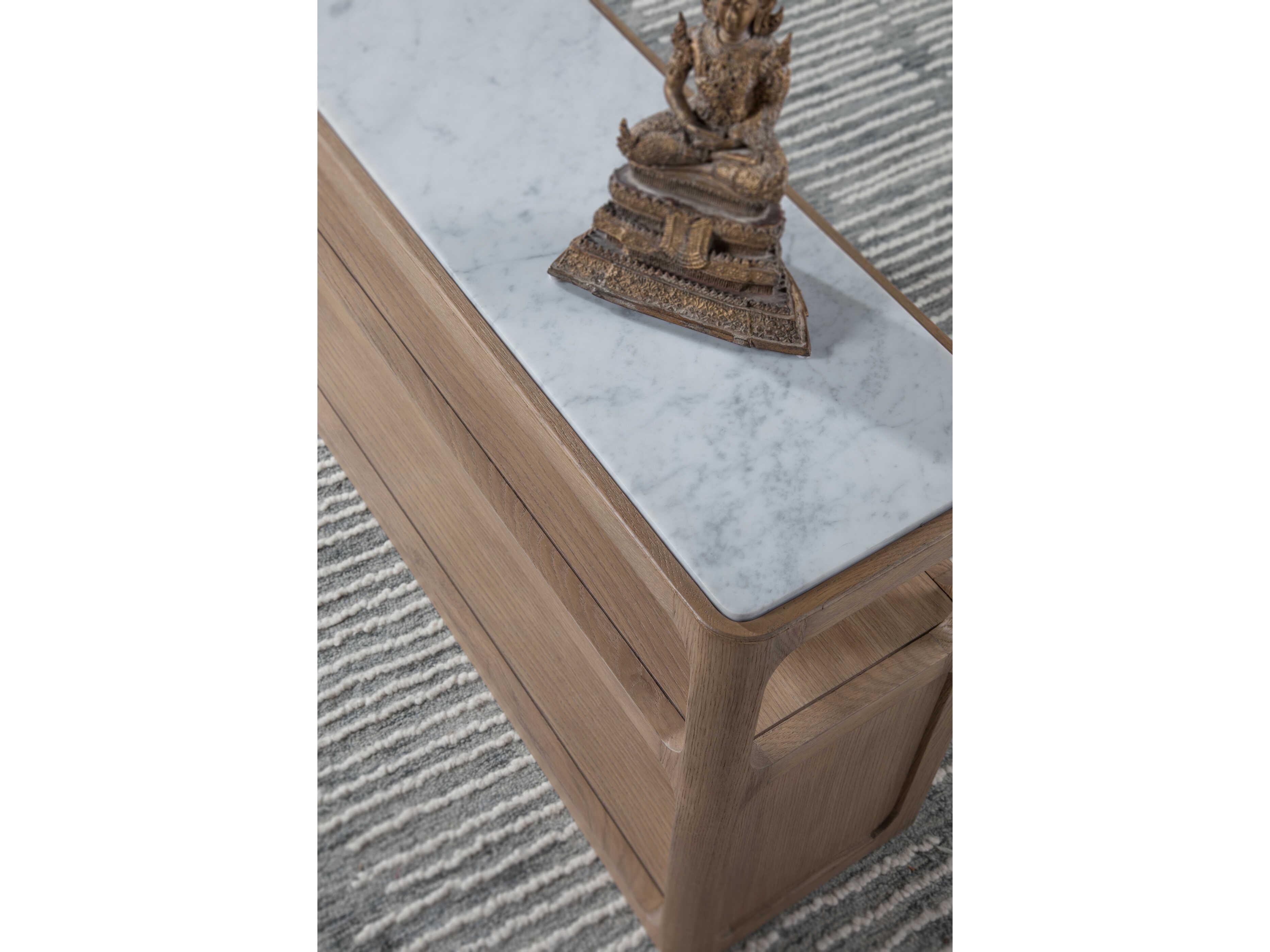 Artistica Simpatico Rectangular Marble Console Table