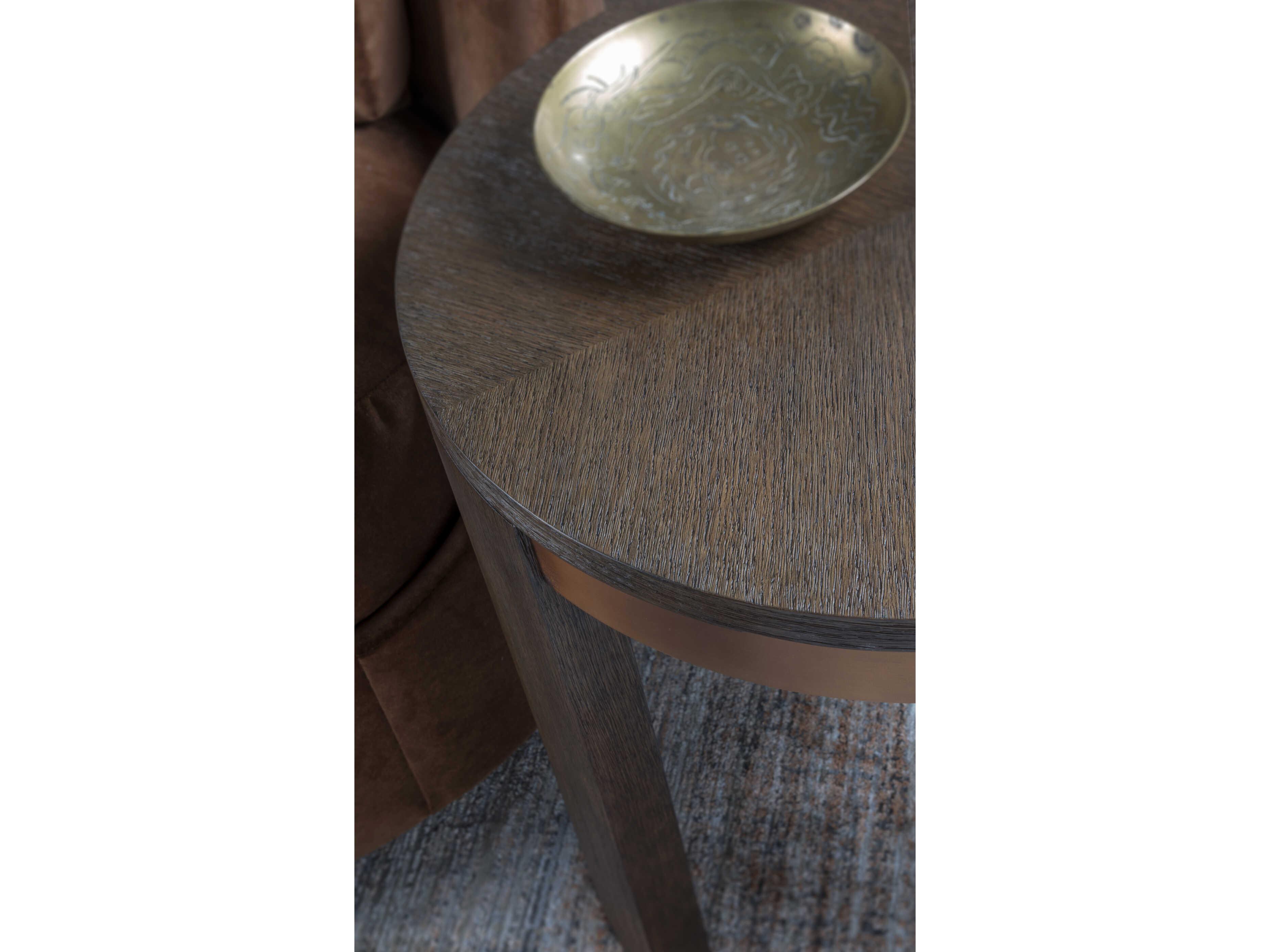 Artistica Andare Round Wood End Table