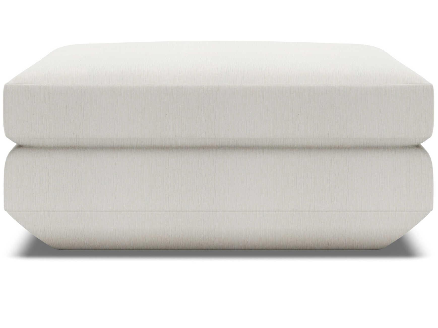 Artistica Upholstery Veronica White Upholstered Ottoman