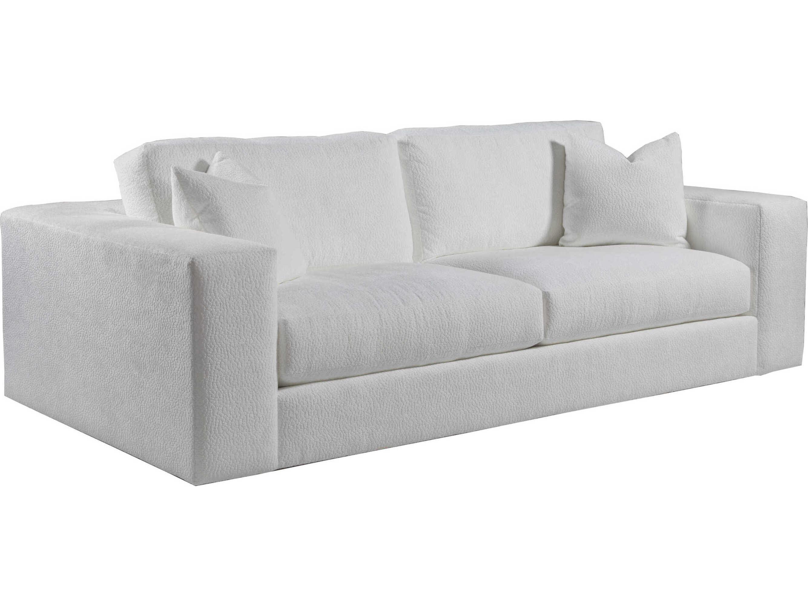 Artistica Upholstery Vivien White Upholstered Sofa
