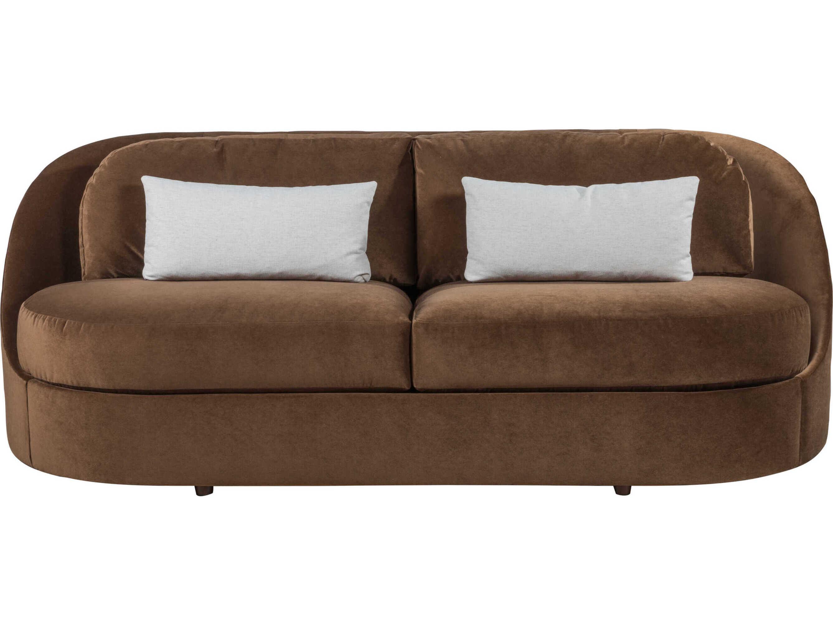 Artistica Upholstery Ava Brown Upholstered Sofa
