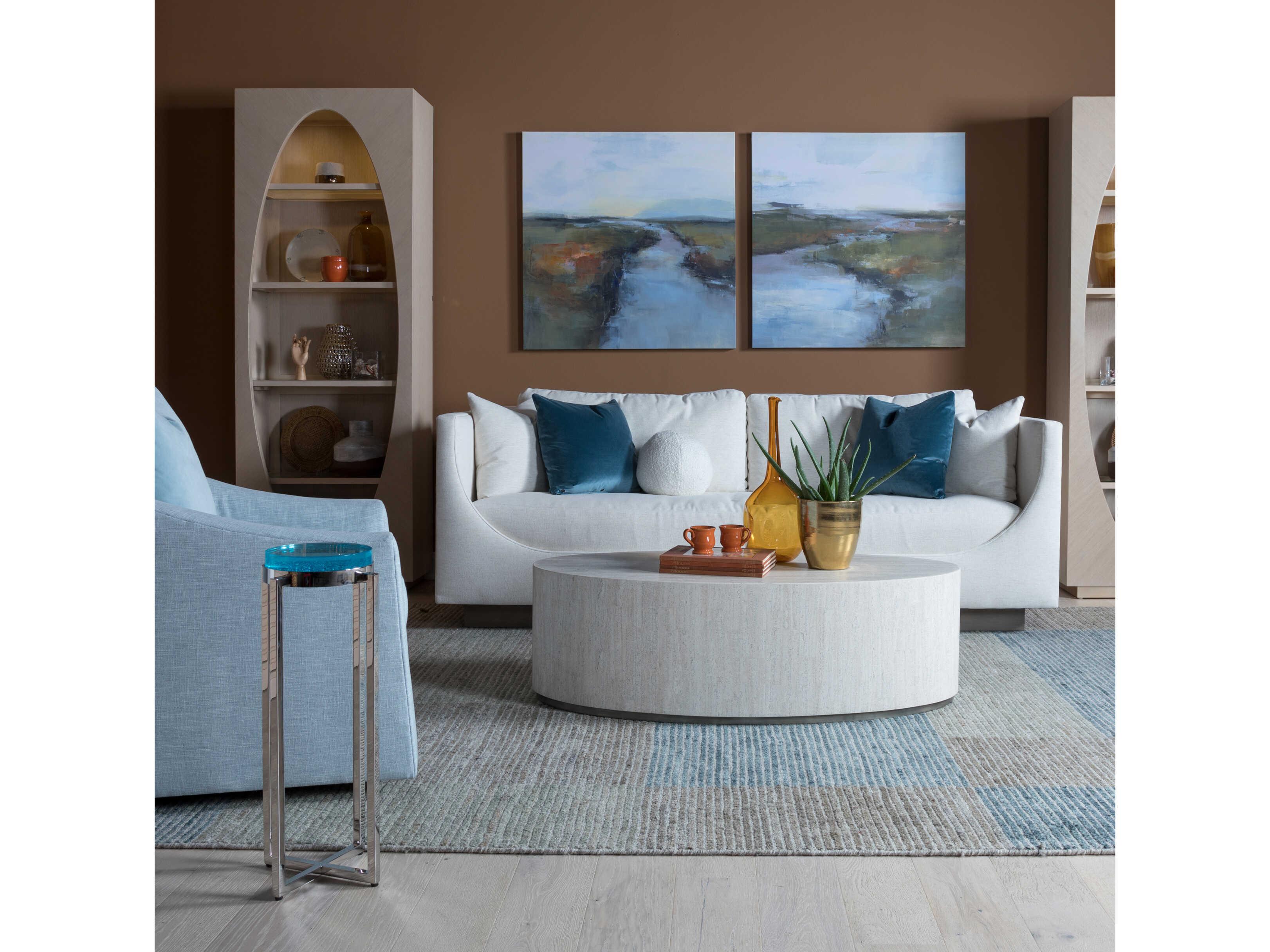 Artistica Upholstery Claudette Driftwood Gray Upholstered Sofa