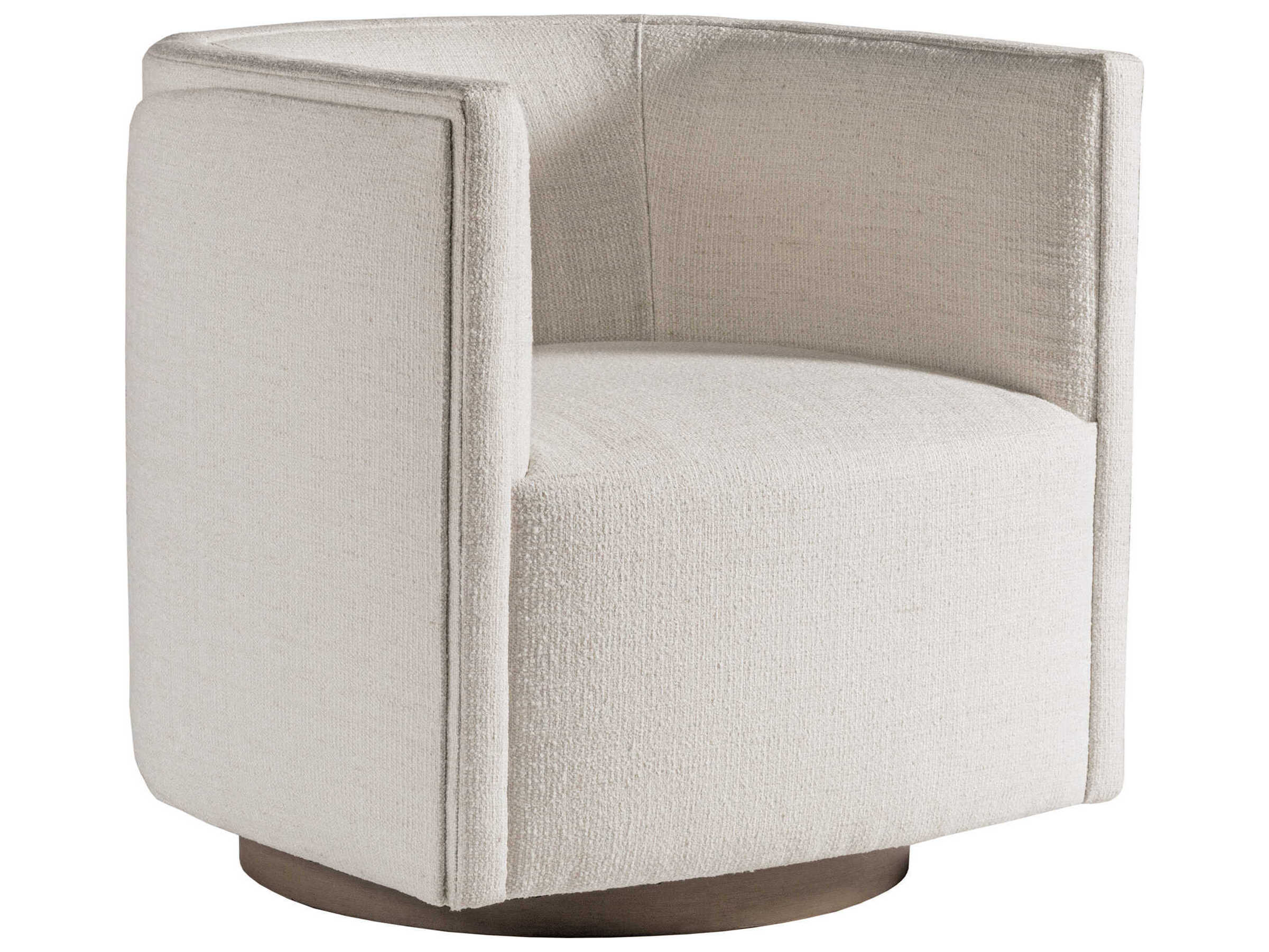 Artistica Upholstery Swivel Cream Accent Chair Ingrid