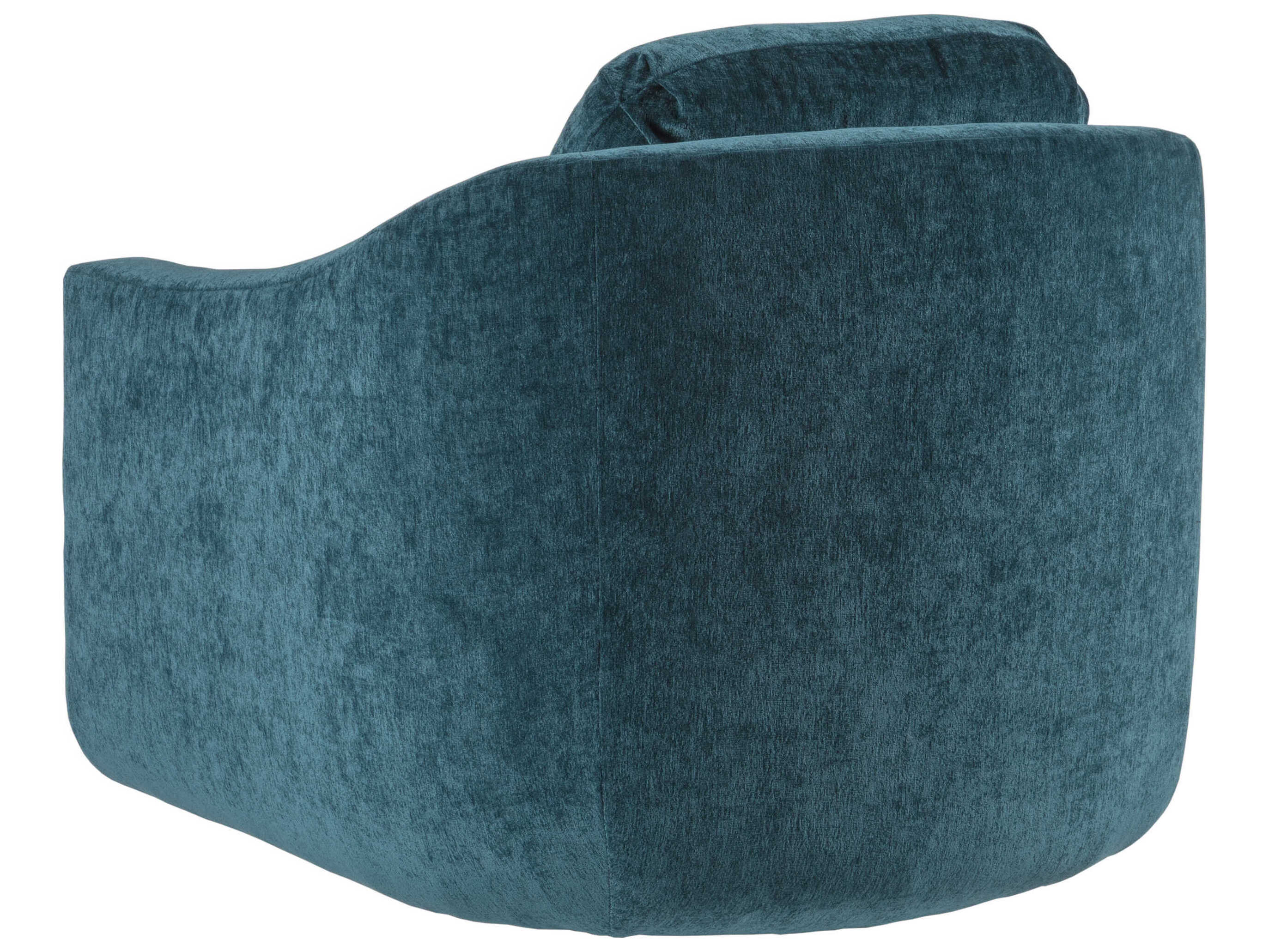 Artistica Upholstery Swivel Blue Accent Chair Liz