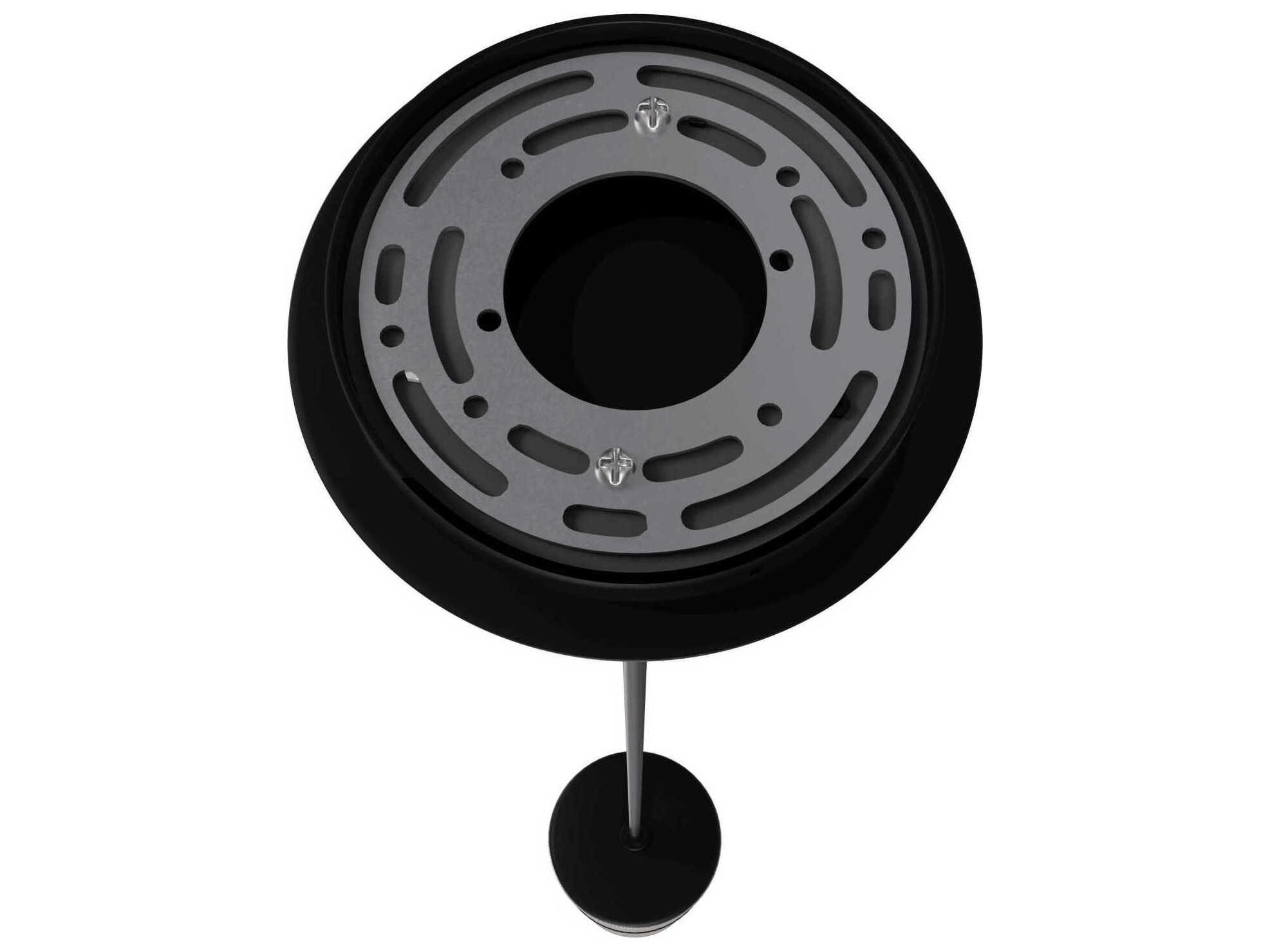 Avenue Lighting Cicada 1-Light Knurled Brass Black Cylinder Mini Pendant